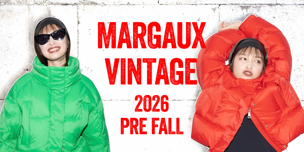 MARGAUX VINTAGE 秋の新作アイテム
