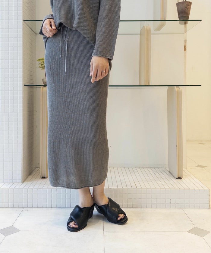 【20%OFFセール】BEATING HEART(ビーティングハート)|リネンニットタイトスカート|BK210K1
