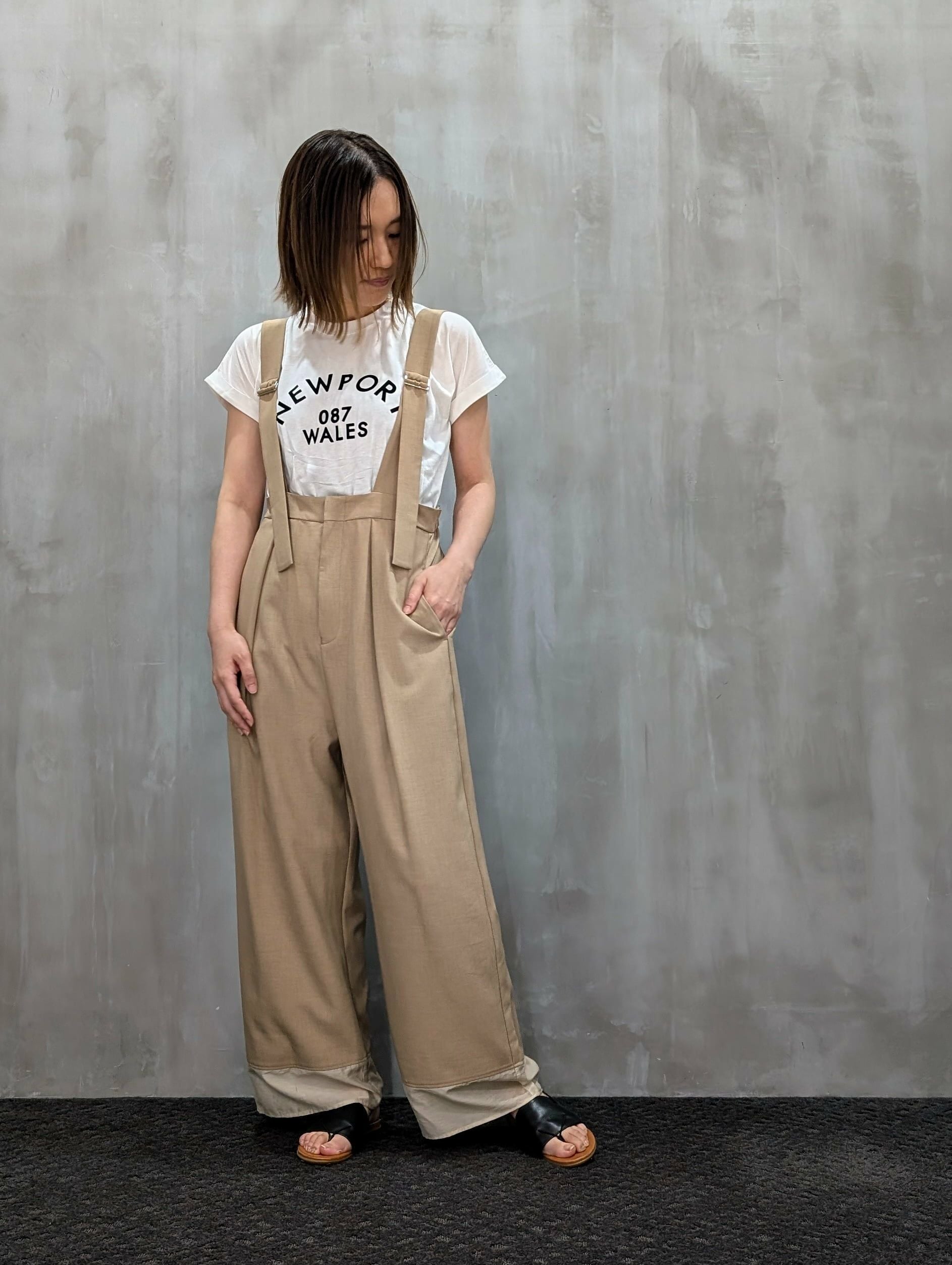 20%OFFセール】CHIGNON(シニヨン)|シアーヘムサロペットパンツ 20%OFFセール】CHIGNON(シニヨン)|シアーヘムサロペットパンツ