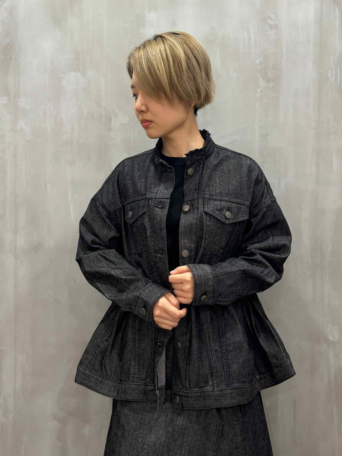 EZUMi(エズミ)|ペプラムフォルムデニムジャケット|YEAW24JK04