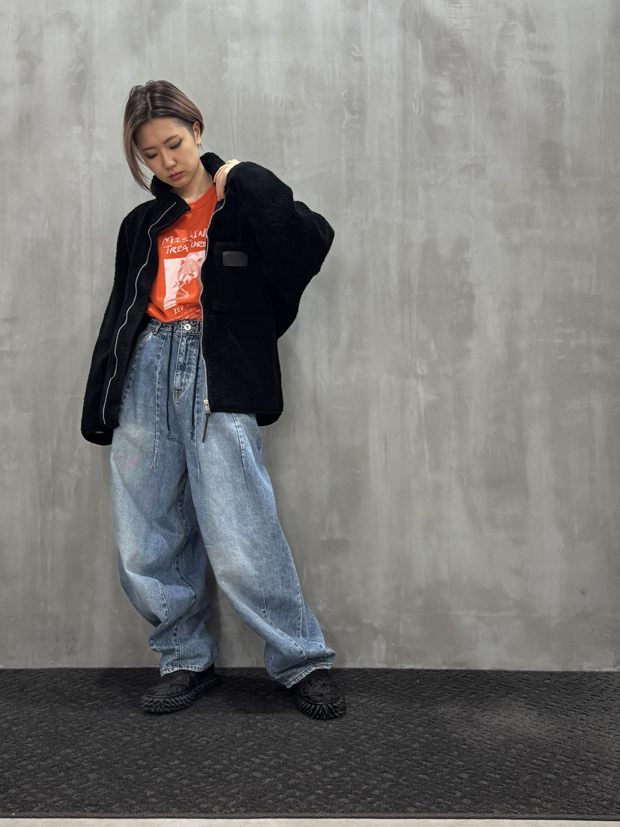 beautiful people（ビューティフルピープル）｜cotton garment dye boa