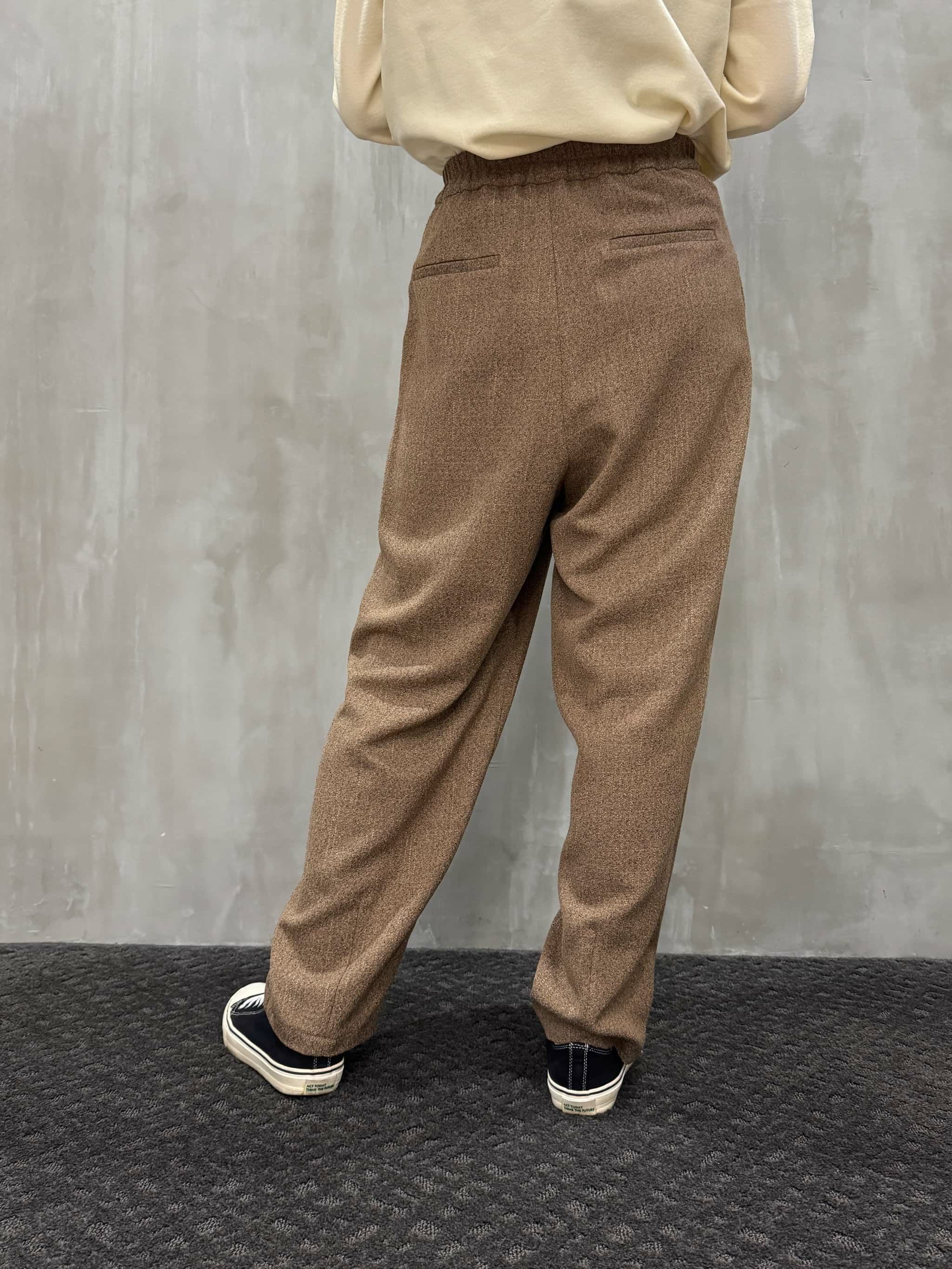 20%OFFセール】CHIGNON（シニヨン）｜ツイードタックヘムパンツ｜3645