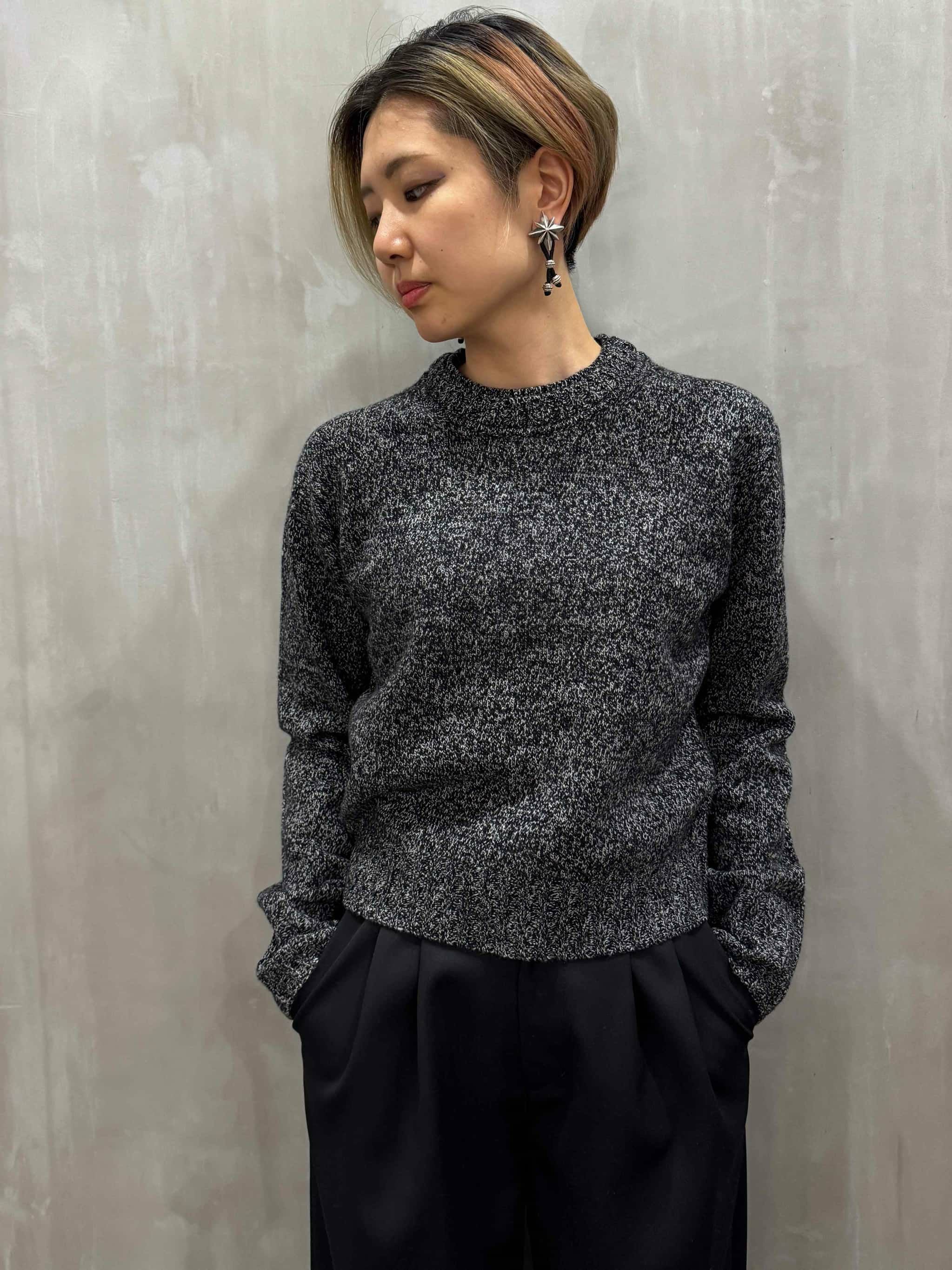 ASTRAET（アストラット）｜3G ミックス クルーネックニット｜5413-199 