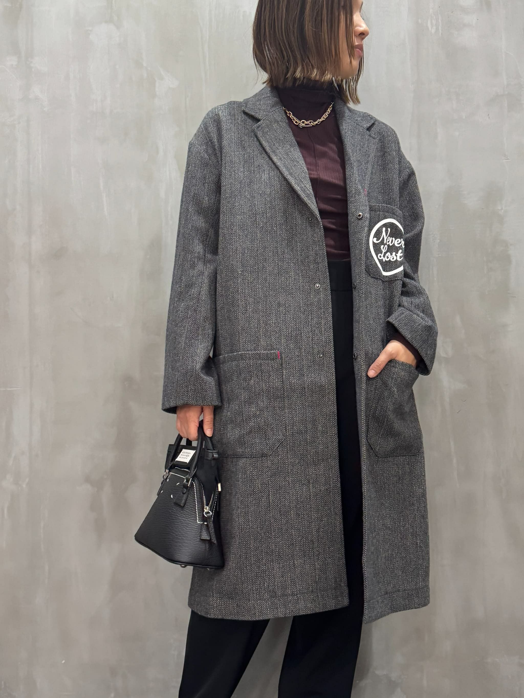 THOMAS MAGPIE（トーマスマグパイ）｜T/W Herringbone Long Coat 