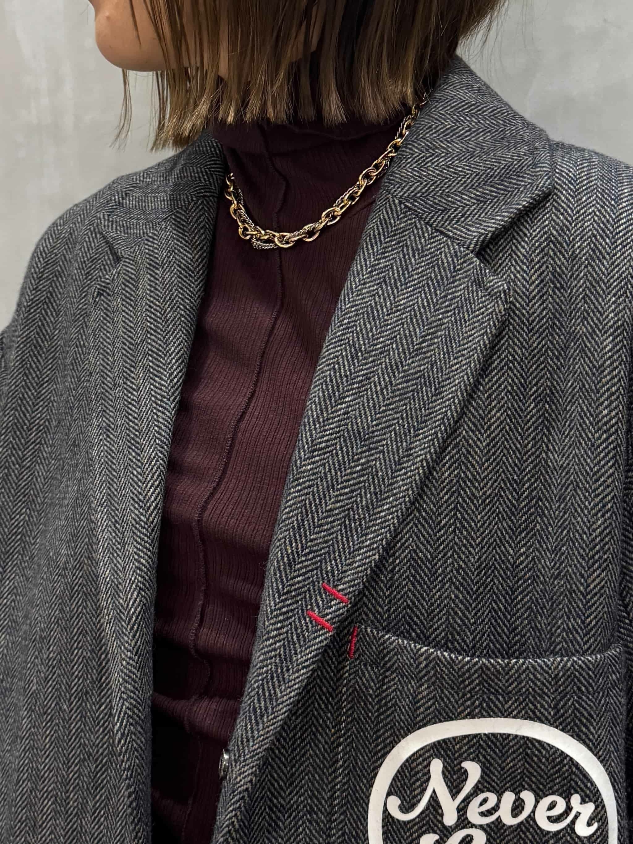 トーマスマグパイ Thomas Magpie Ｗ/Cloth Coat THOMAS MAGPIE（トーマスマグパイ）｜T/W Herringbone Long Coat