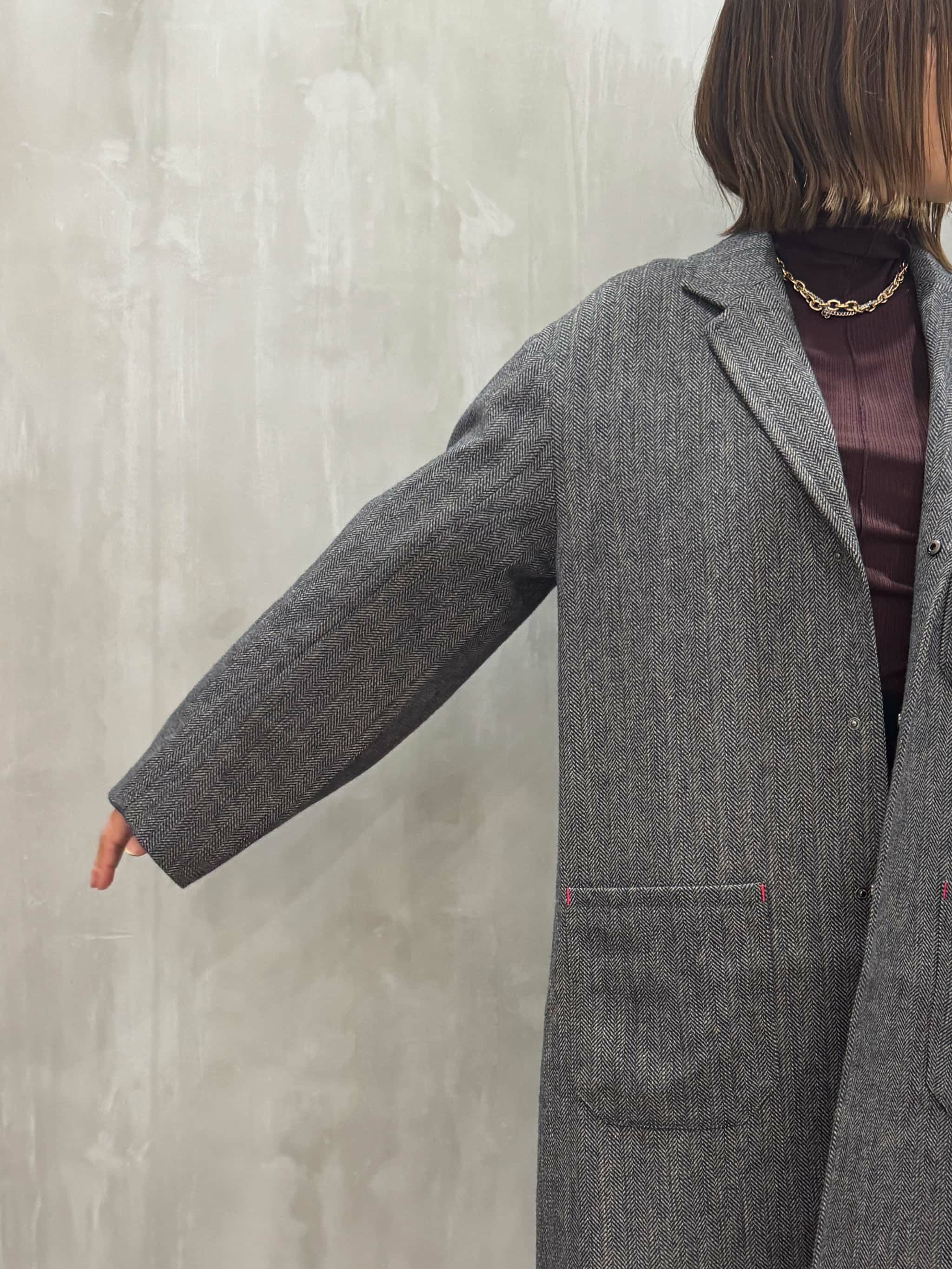 THOMAS MAGPIE（トーマスマグパイ）｜T/W Herringbone Long Coat