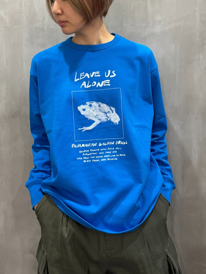 beautiful people(ビューティフルピープル)|feels suvin jersey print long T|f520310010