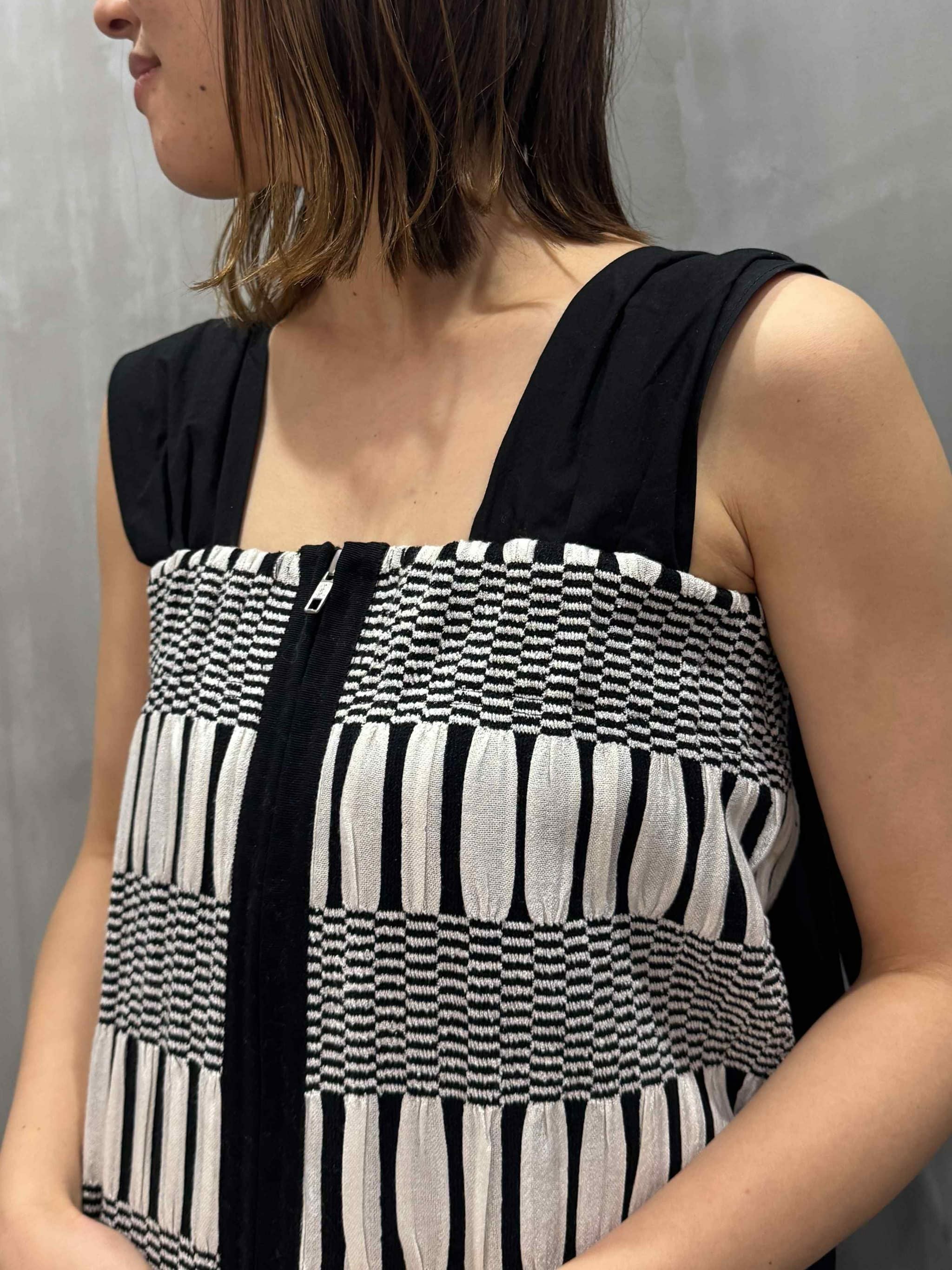 20%OFFセール】divka（ディウカ）｜High-Twist Double Jacquard Dress