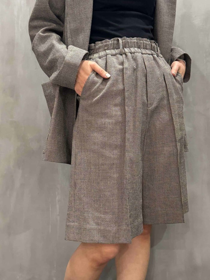 near.nippon(ニアーニッポン)|ウールリネン ショートパンツ|335-25