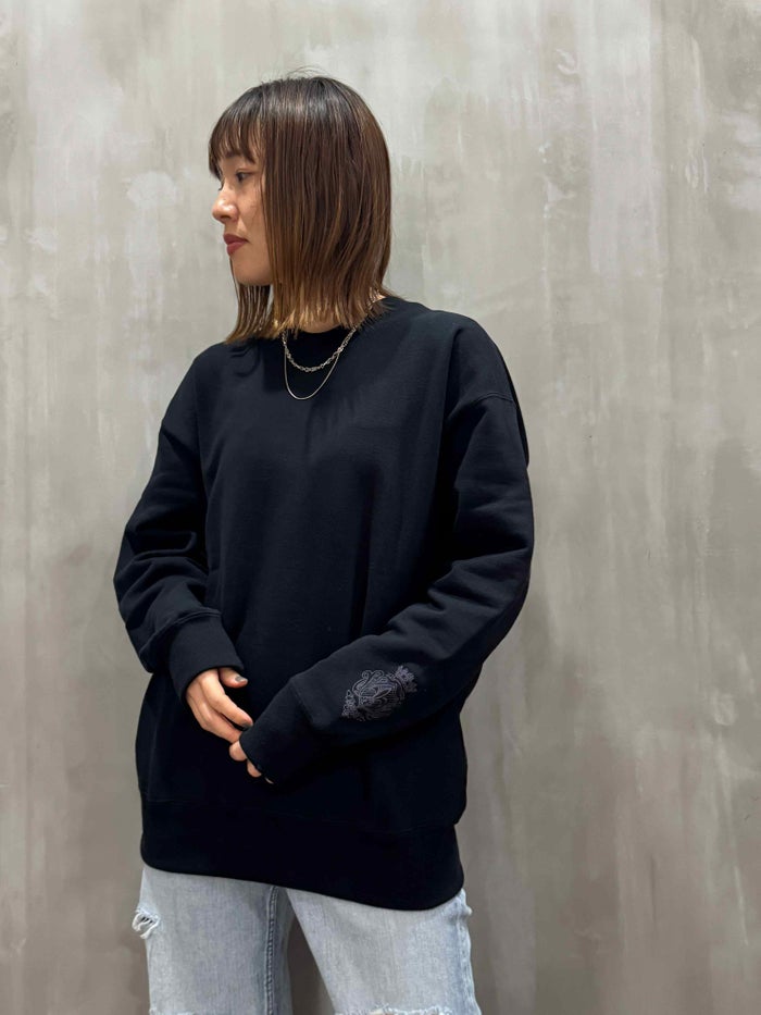 De bon coer(ドゥボンクール)|袖刺繍スウェット|23224