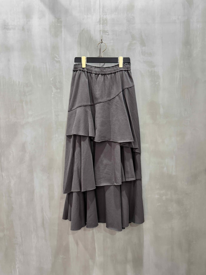 【20%OFFセール】MOOLA KALAH(モーラ カーラ)|Sweat Tiered Skirt|825205