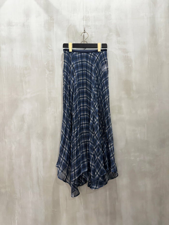 MAISON SPECIAL(メゾンスペシャル)|Circular Pleated Plaid Skirt|21251515204