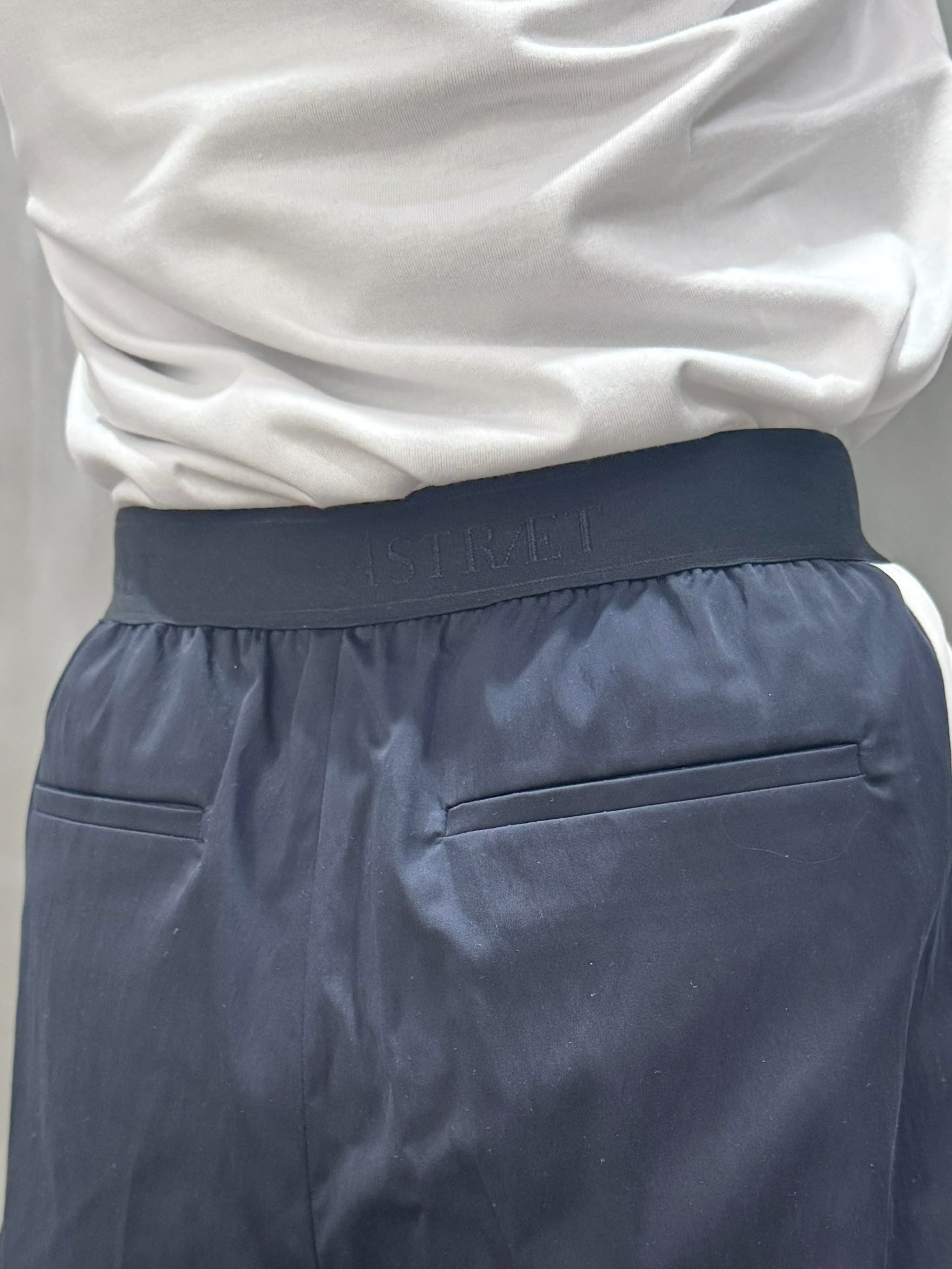新品同様　＜ASTRAET＞アストラット　サテン ソクショウ ワイドパンツ ASTRAET（アストラット）｜CU/N サテン ソクショウ ワイドパンツ｜5414