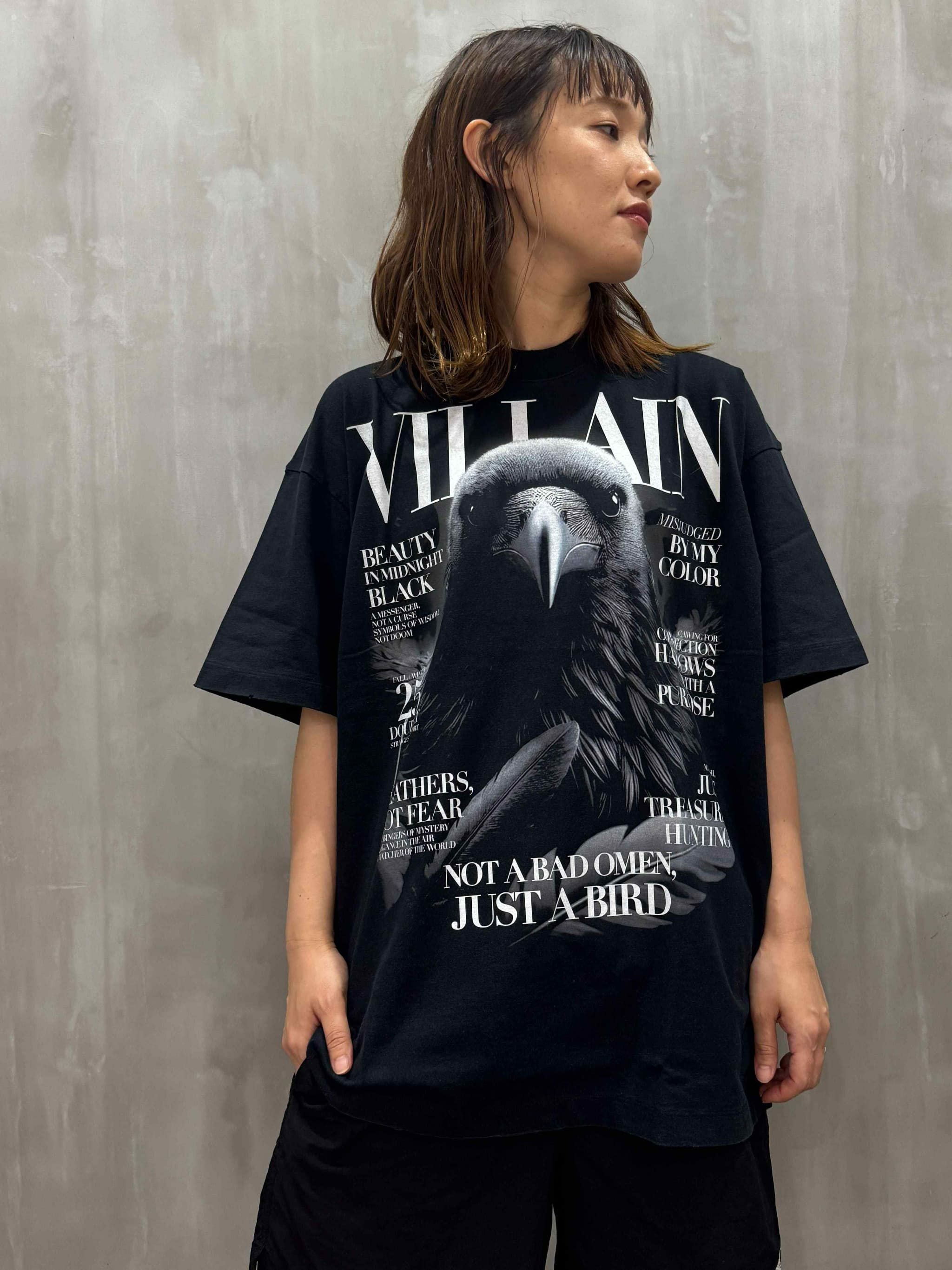 doublet（ダブレット）｜VILLAIN COVER PRINT T-SHIRT｜25AW48CS411 