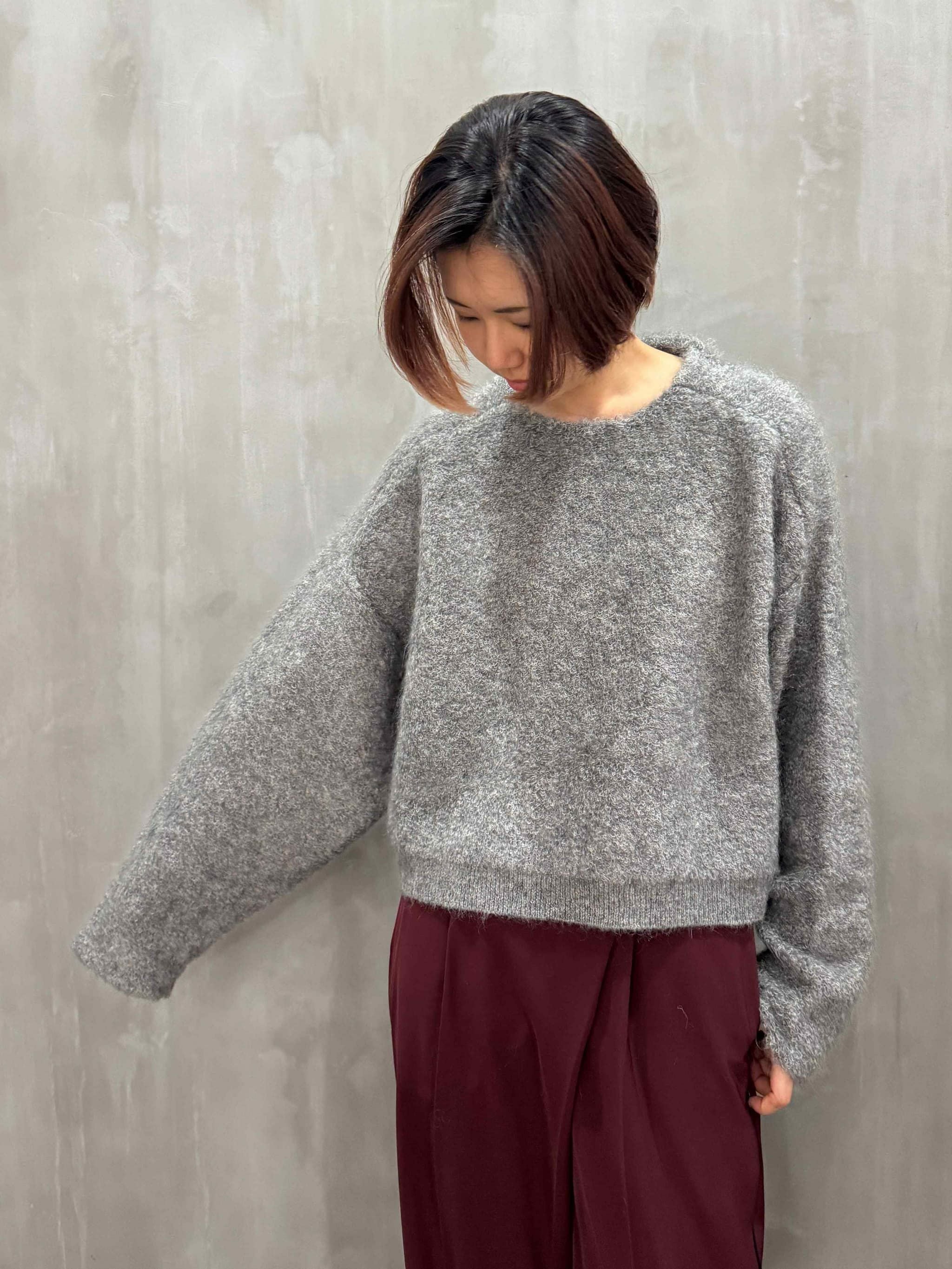 divka（ディウカ）｜Mohair Loop Knit Pullover｜DK28-K01-T05 | MFG