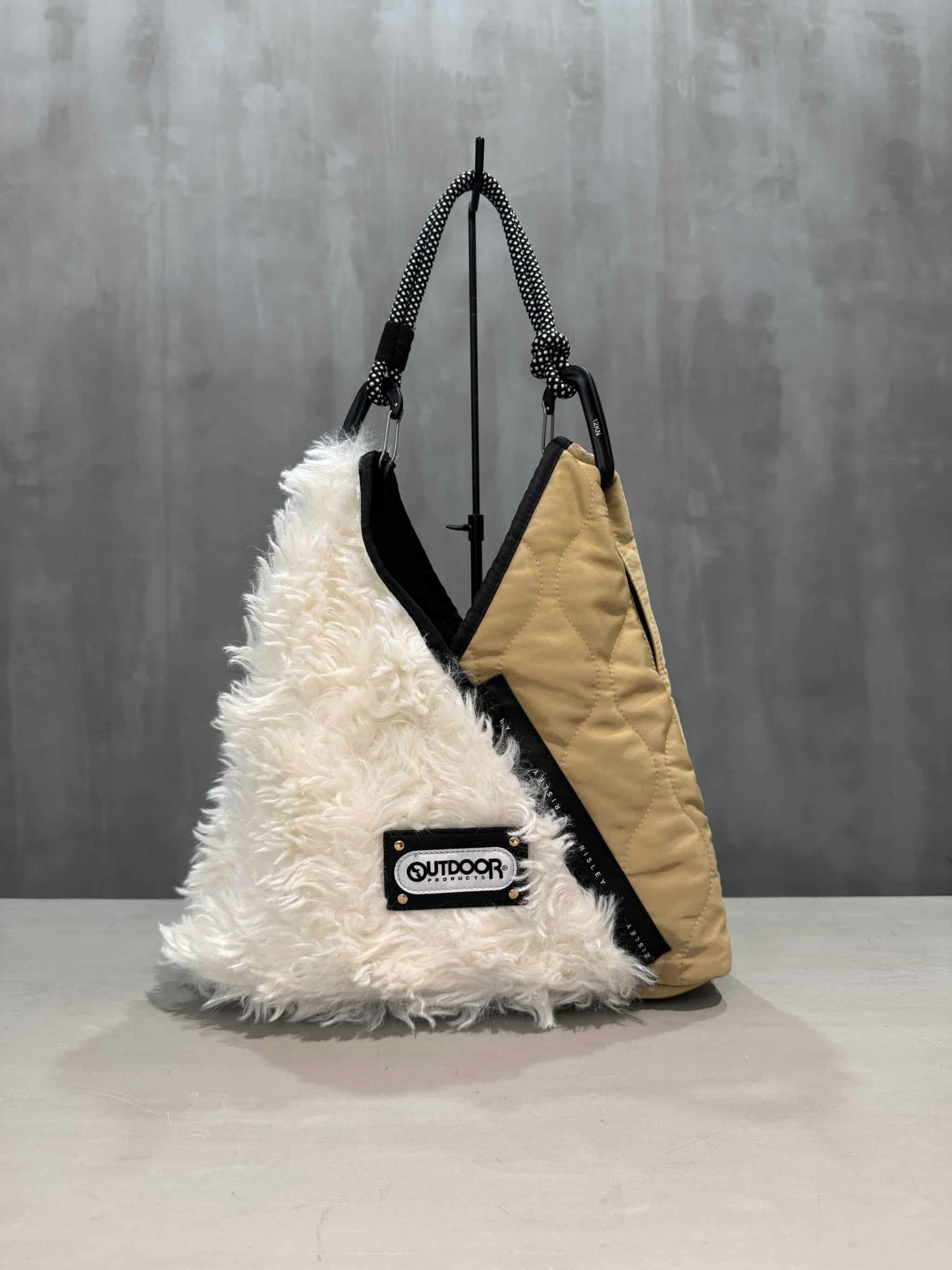 RISLEY（リズレー）｜Triangle fur quilt mini bag｜R2503-FQB45 | MFG