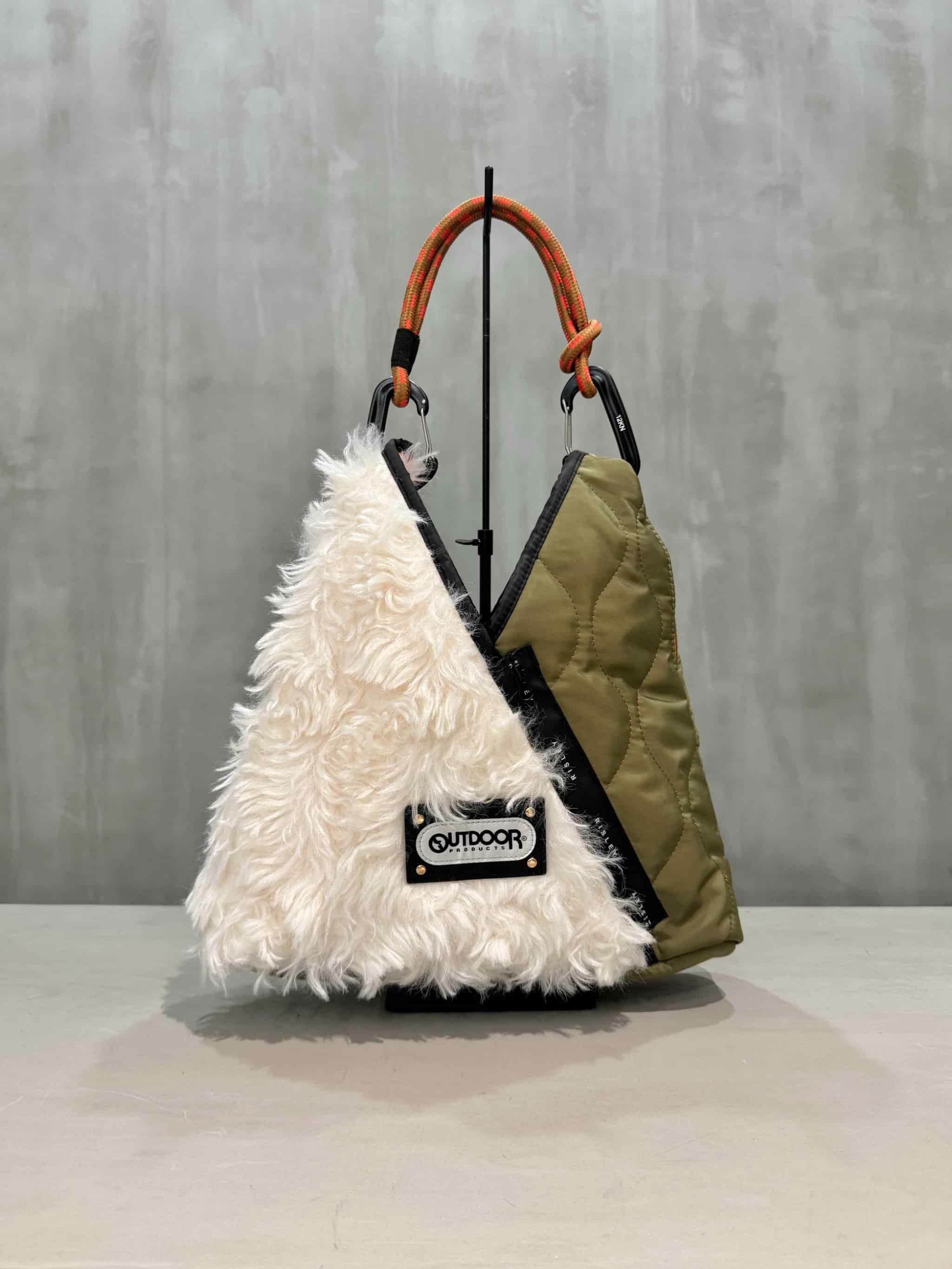 RISLEY（リズレー）｜Triangle fur quilt mini bag｜R2503-FQB45 | MFG
