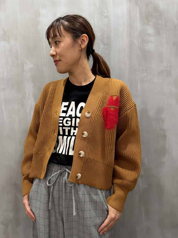 【20%OFFセール】Mylanka(ミランカ)|ハートモチーフニットカーディガン|M90412