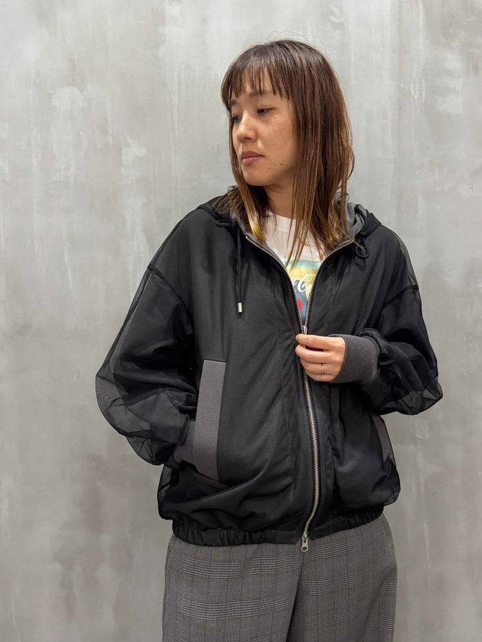 【20%OFFセール】Lallia Mu(ラリア・ムー)|チュールラップパーカー|2513212