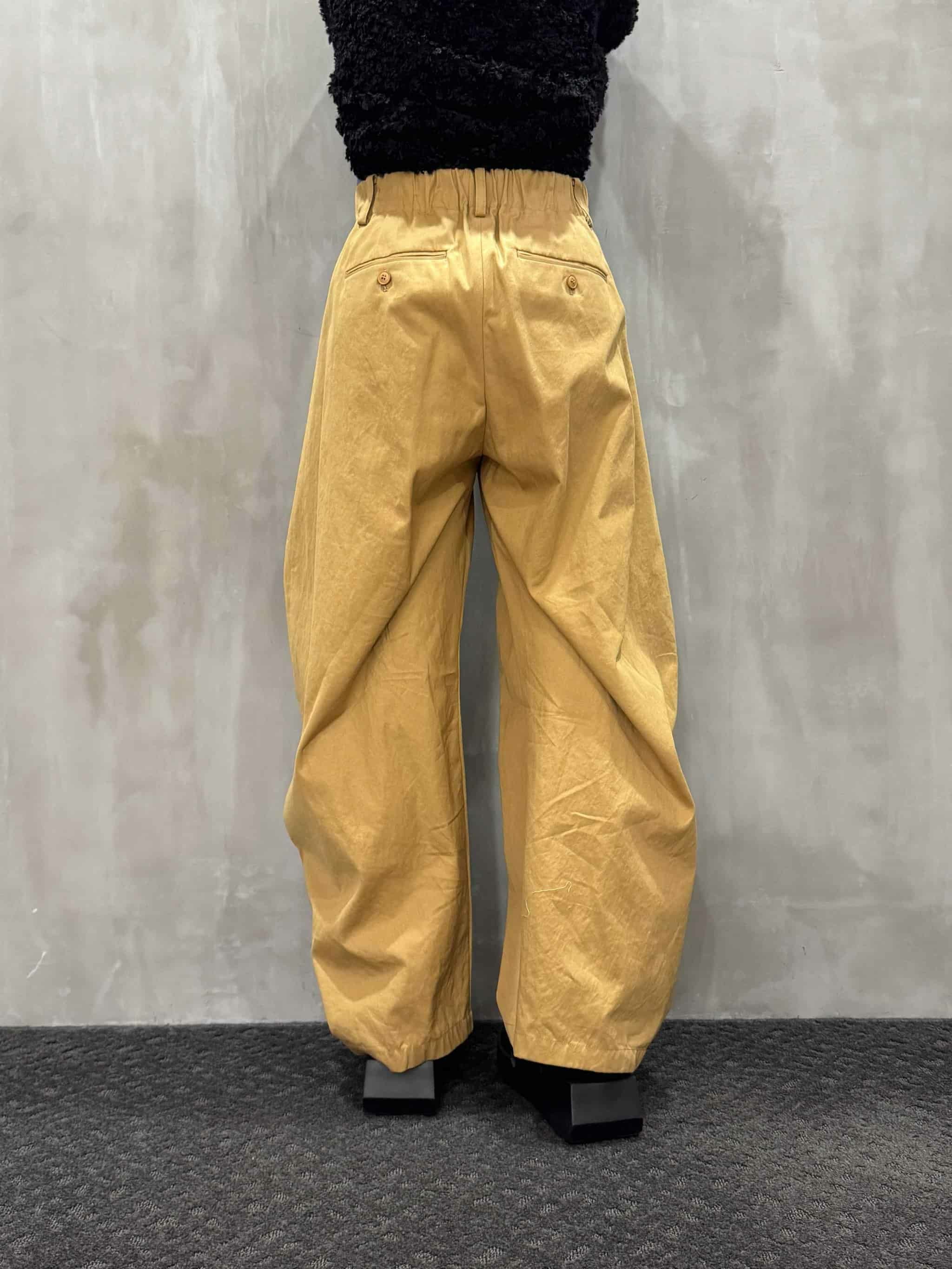 ASTRAET（アストラット）｜コットンギャバ2タックテーパードパンツ
