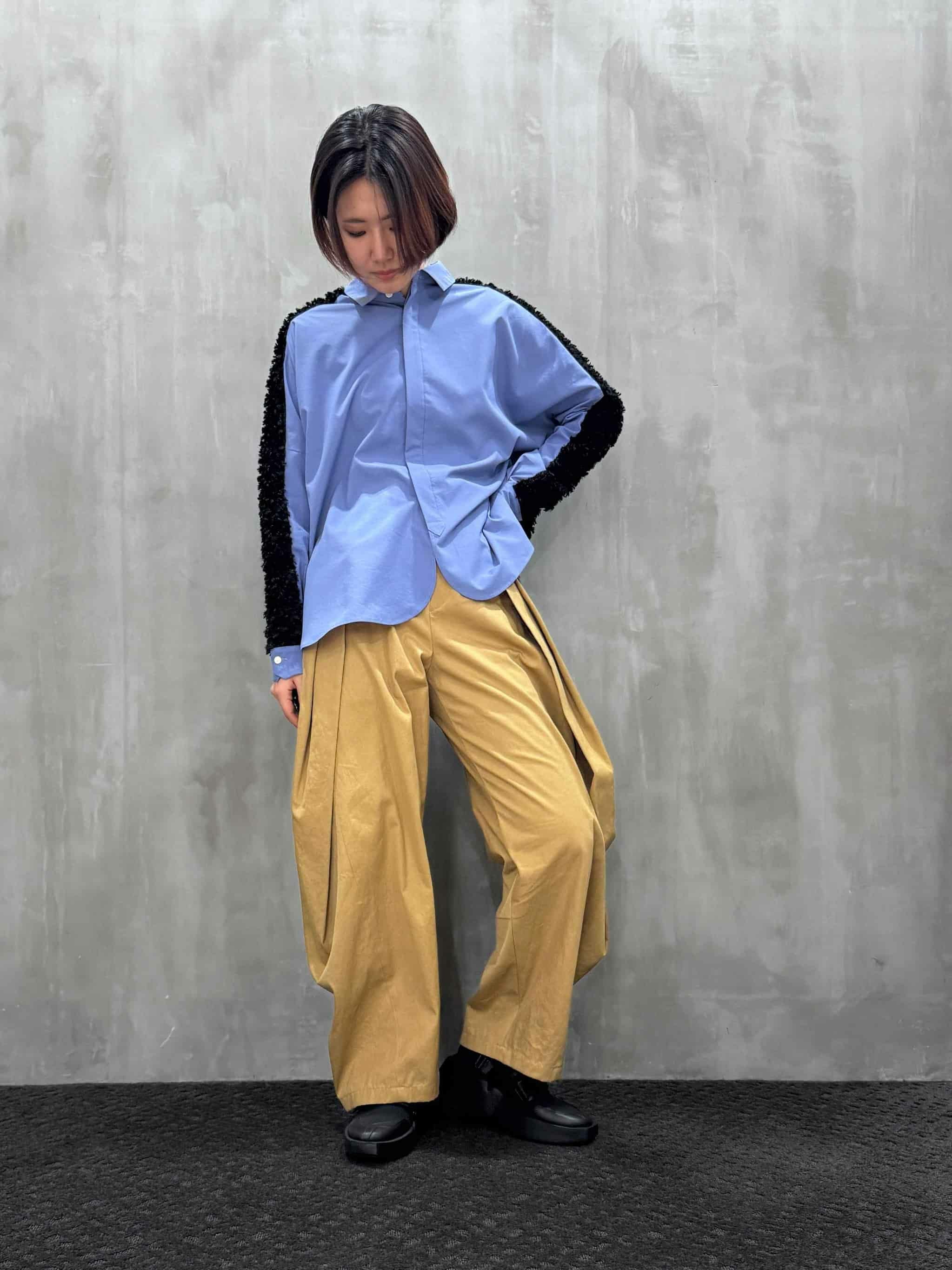 ASTRAET（アストラット）｜コットンギャバ2タックテーパードパンツ