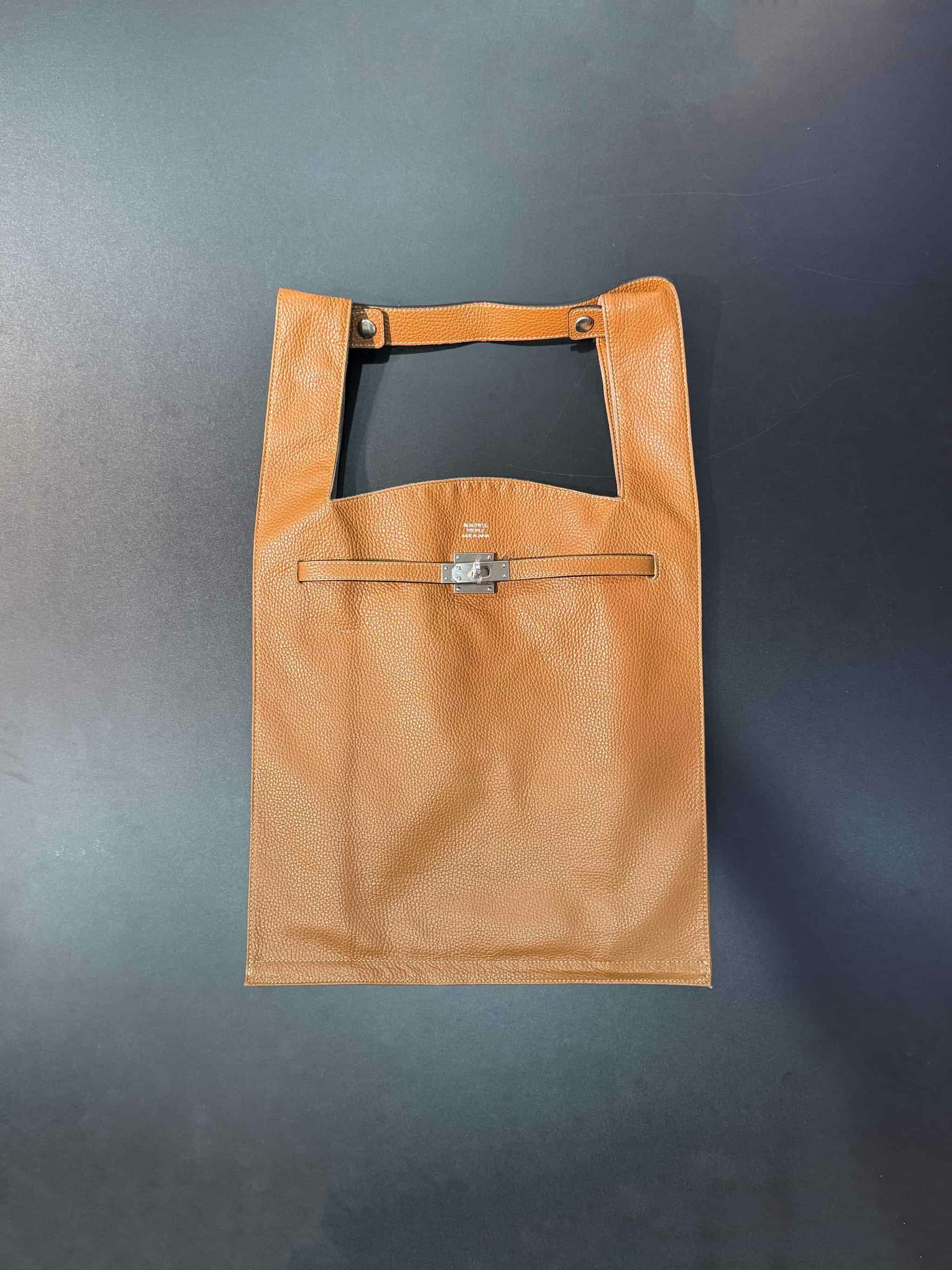 beautiful People ラージマーケットバッグ キャメル beautiful people（ビューティフルピープル）｜xlarge market bag