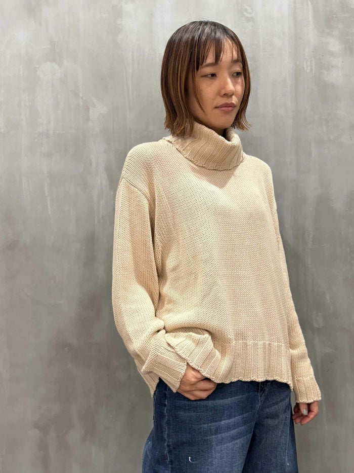 【20%OFFセール】MARGAUX VINTAGE(マルゴーヴィンテージ)|ローゲージタートルニット|MG KN-25134-A