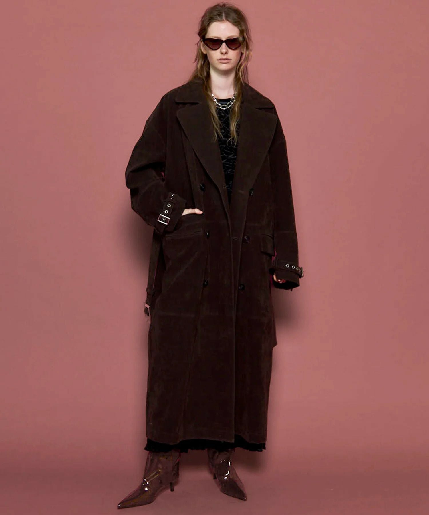 MAISON SPECIAL（メゾンスペシャル）｜Suede Trench Coat｜21252165803