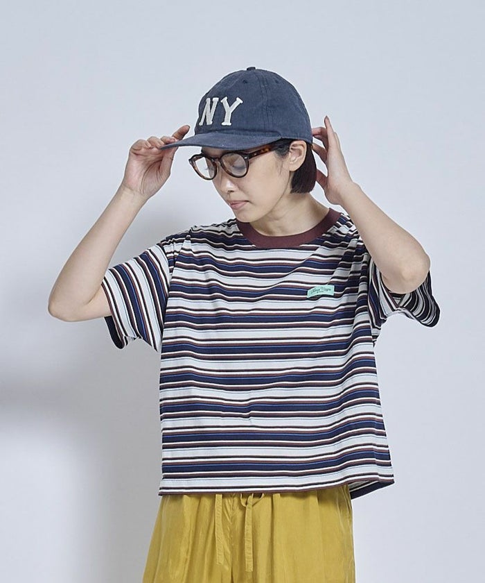 【4月入荷予定】THOMAS MAGPIE(トーマスマグパイ)|60/2 Silky Multi Border Tshirts|2262817