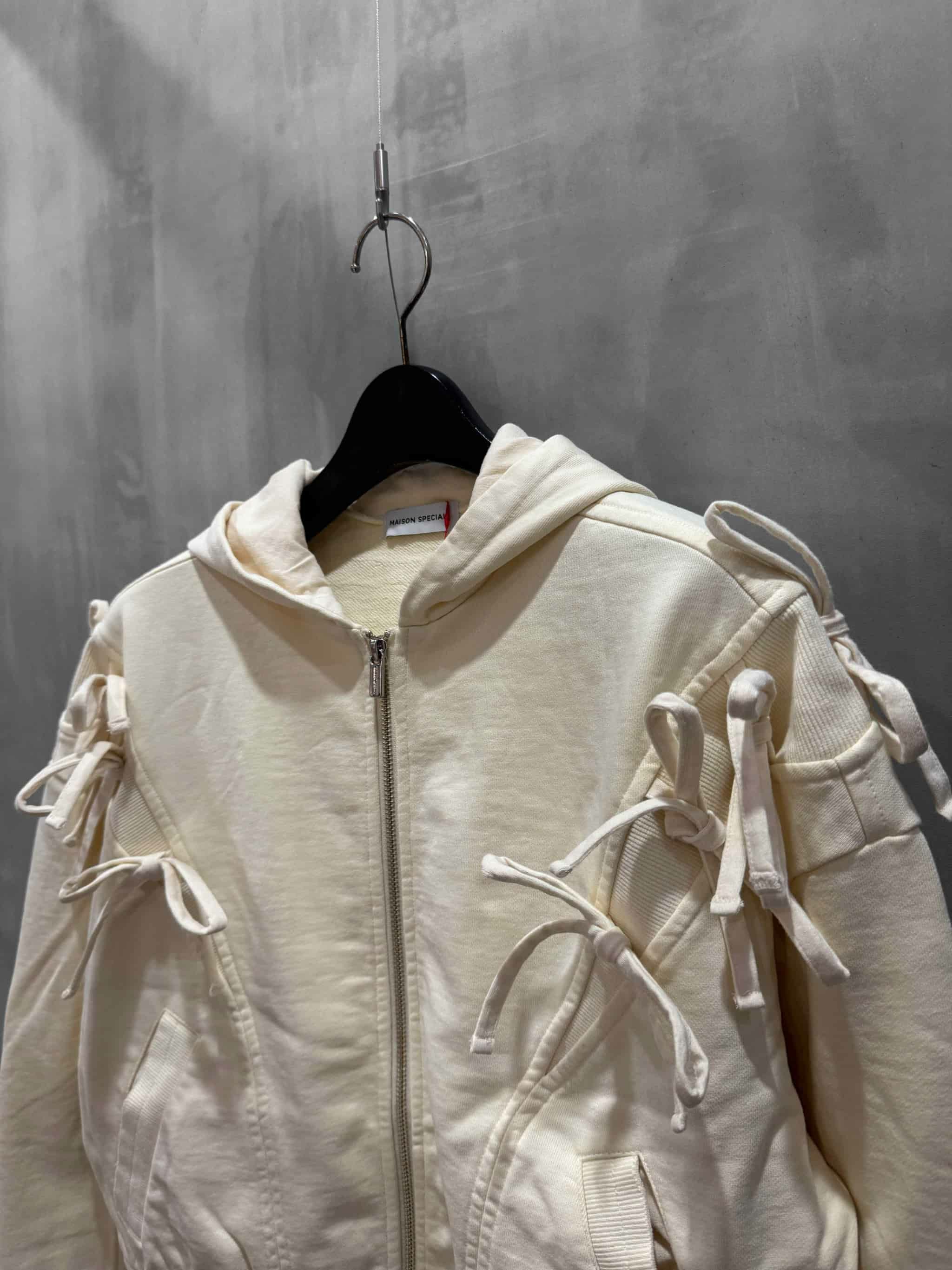 MAISON SPECIAL（メゾンスペシャル）｜Shoulder Ribbon Hoodie
