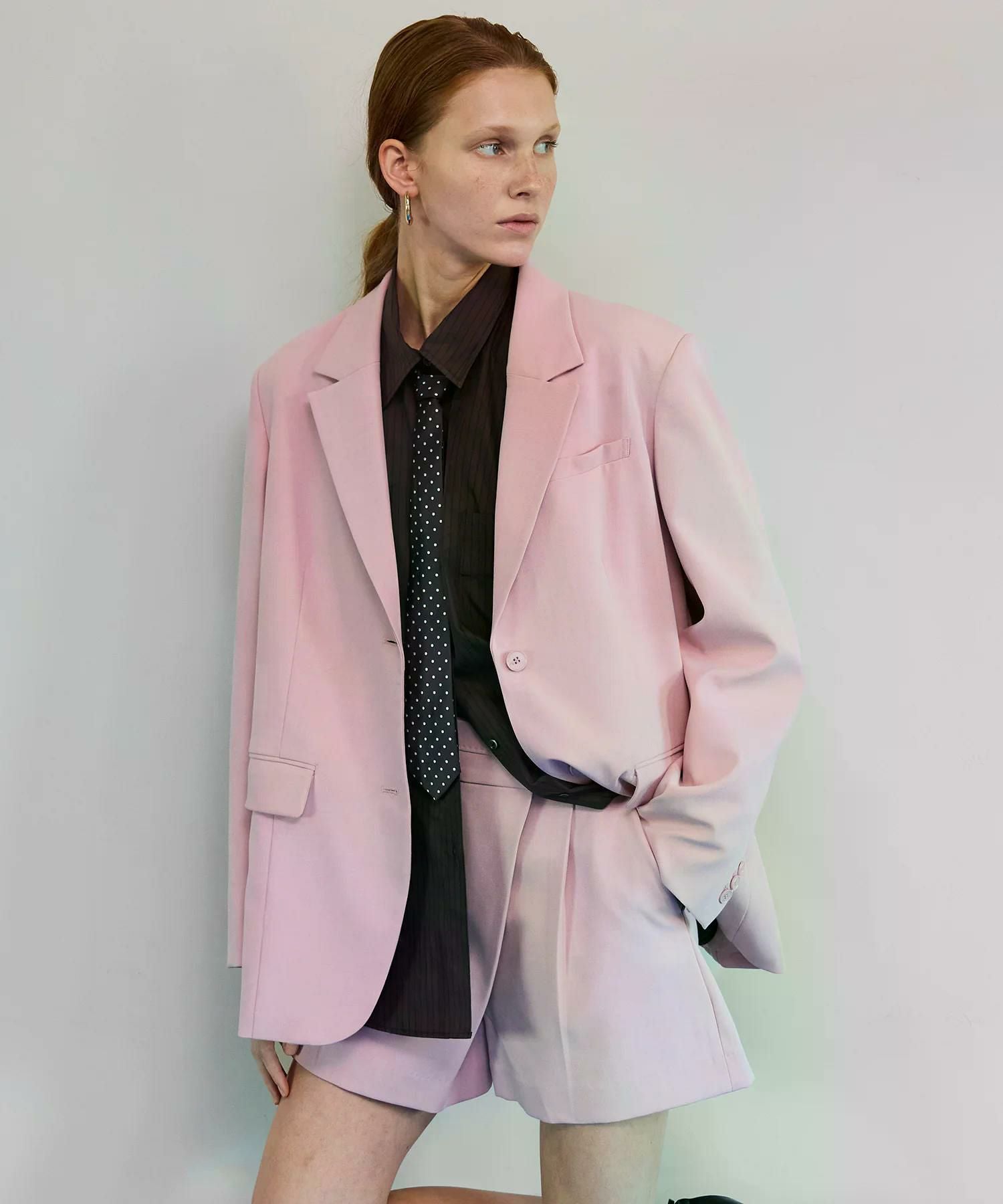 メゾンスペシャル ピンク オーバーサイズ テーラード ジャケット 20%OFFセール】MAISON SPECIAL（メゾンスペシャル）｜Color Single