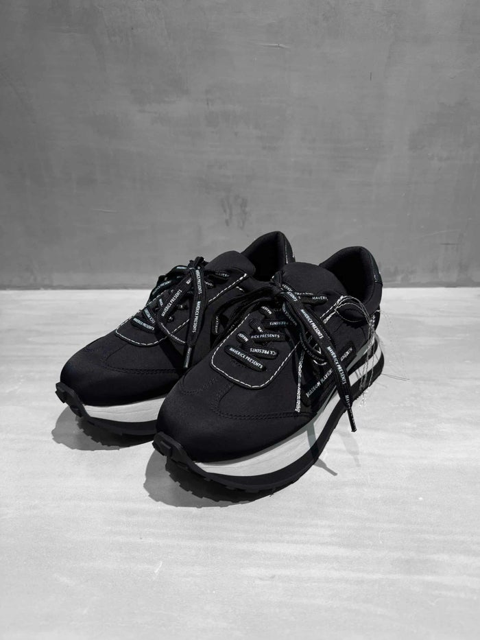 【10%OFFセール】MAISON MAVERICK PRESENTS(メゾンマヴェリックプレゼンツ)|Fringe Embroidery Trad Sneakers|MS2535