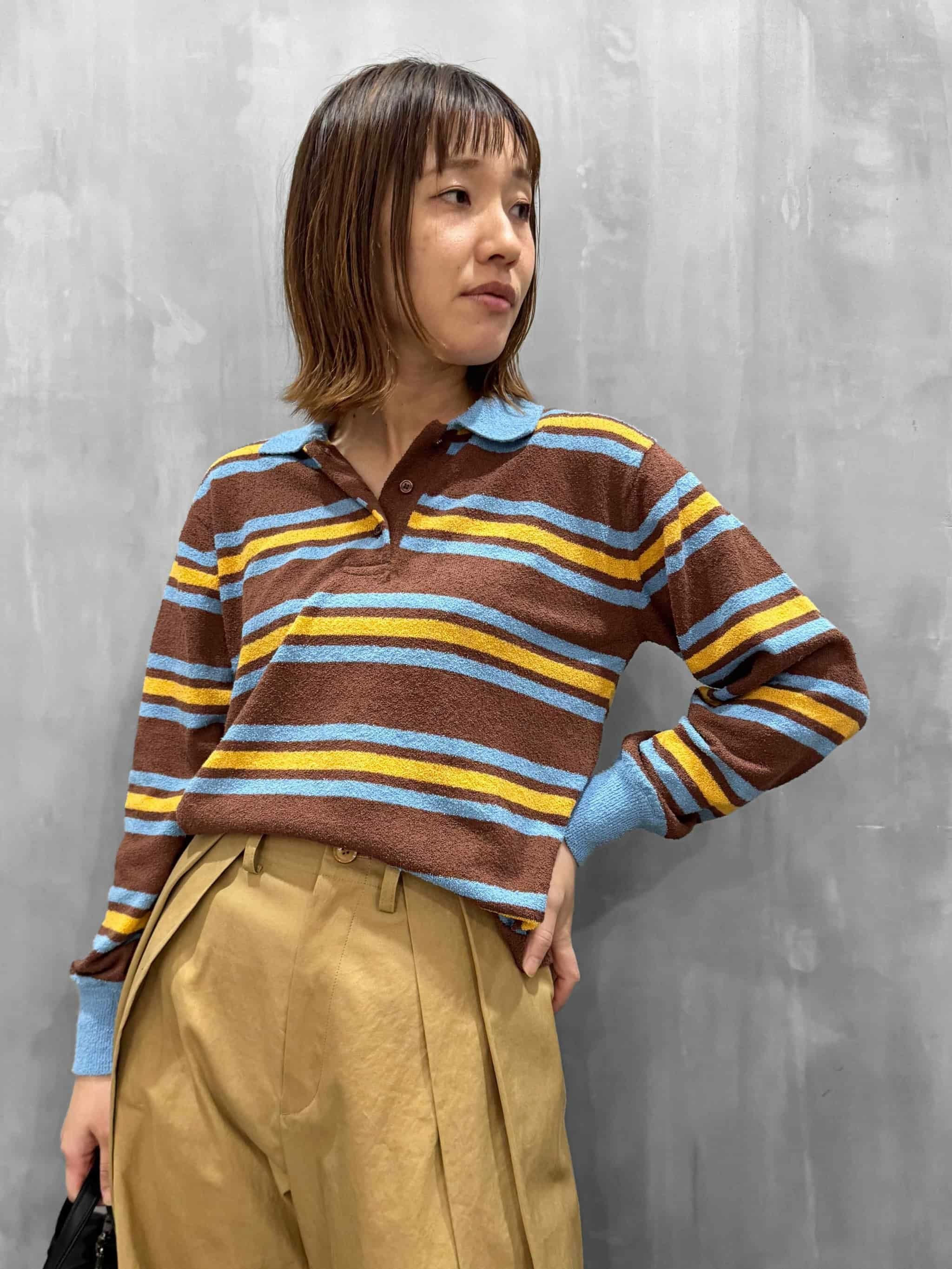 THOMAS MAGPIE（トーマスマグパイ）｜Summer Border Knit Polo 
