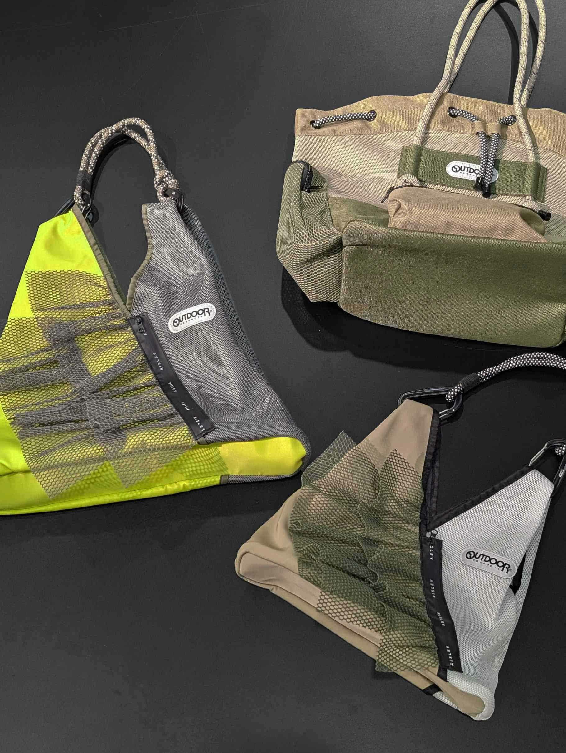 RISLEY（リズレー）｜×OUTDOOR Mesh tote bag｜R2601-MWP48 | MFG WEBSTORE