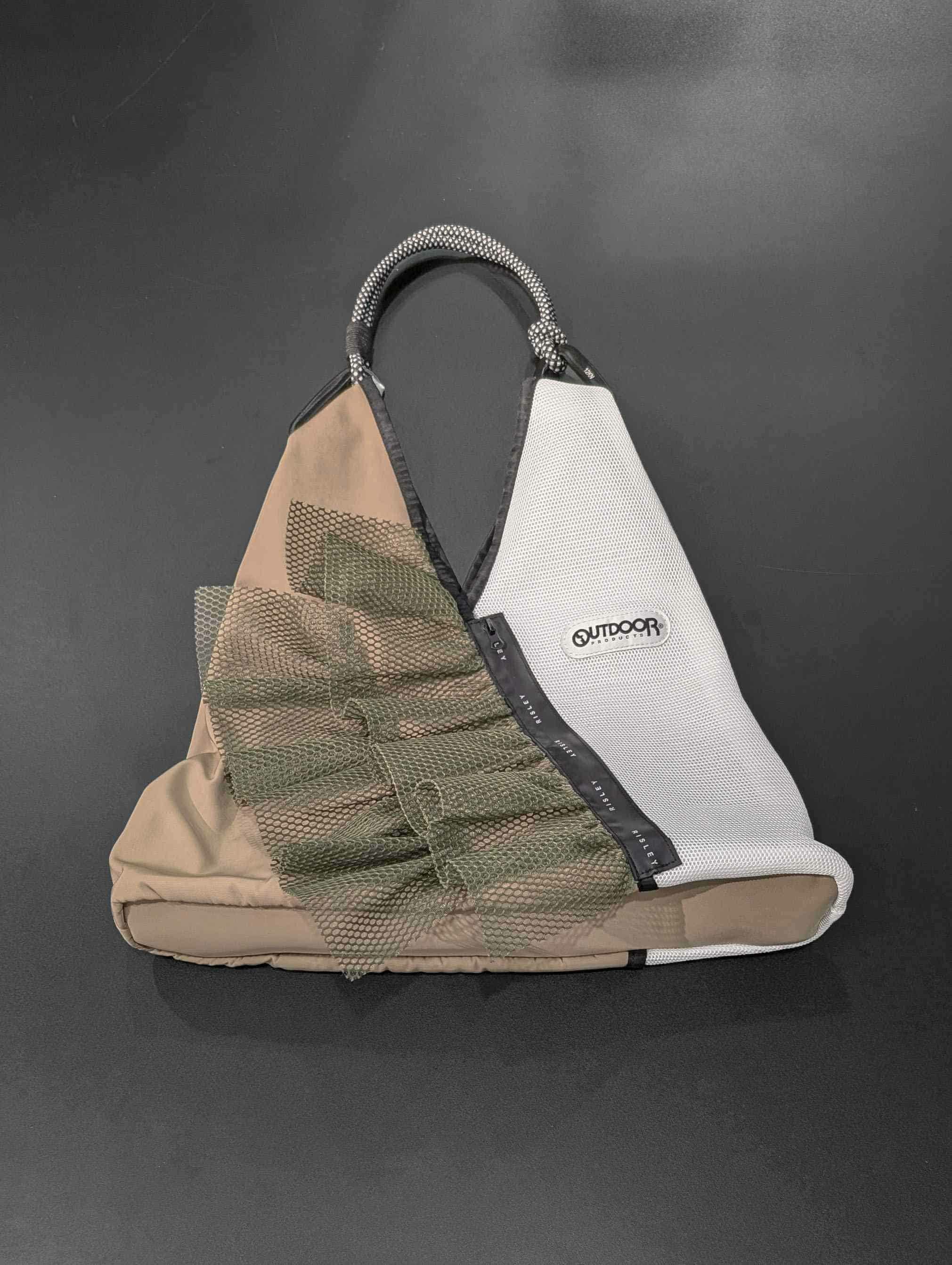 RISLEY（リズレー）｜×OUTDOOR Triangle mesh bag with frills｜R2601 