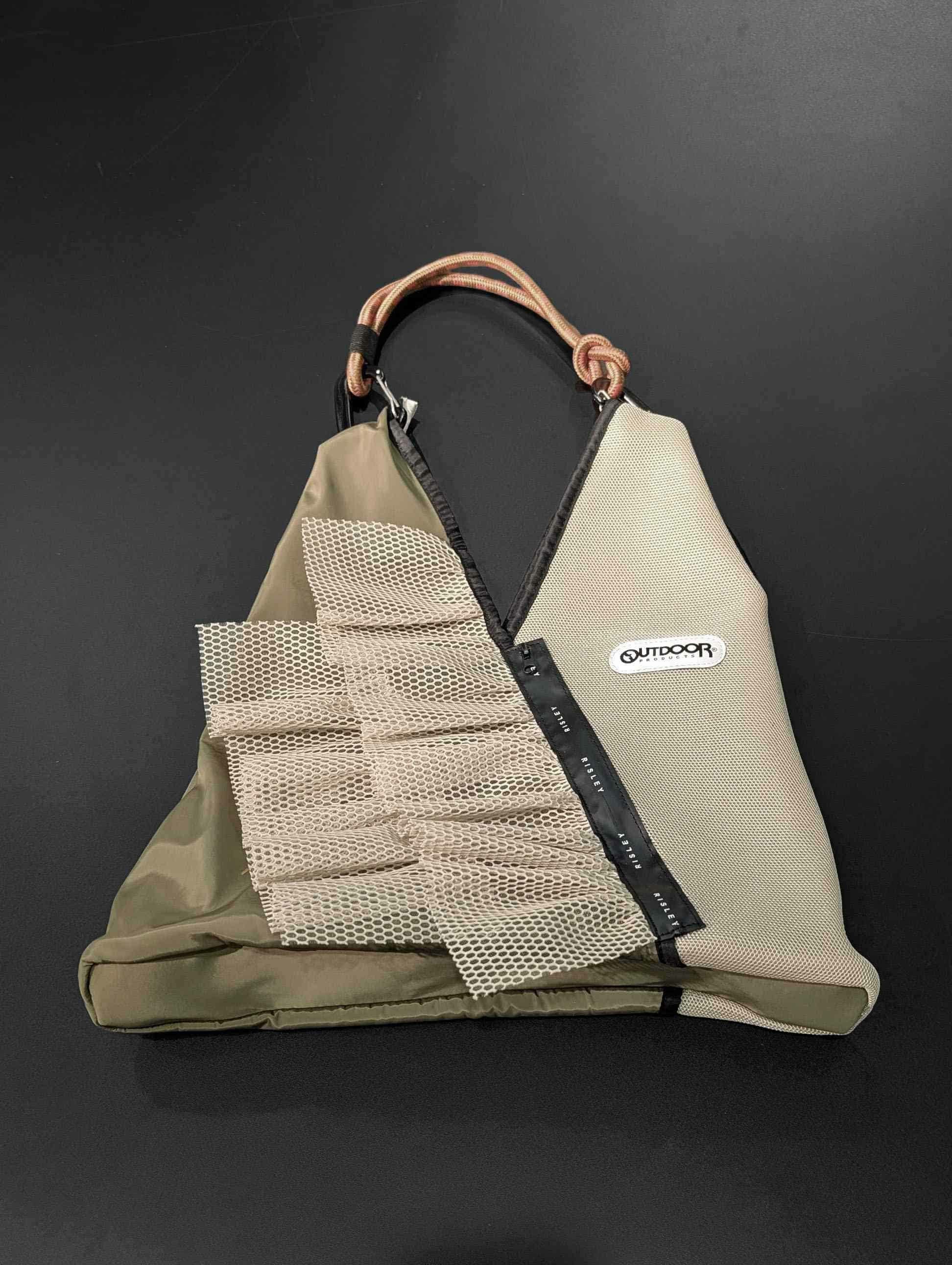 RISLEY（リズレー）｜×OUTDOOR Triangle mesh bag with frills｜R2601