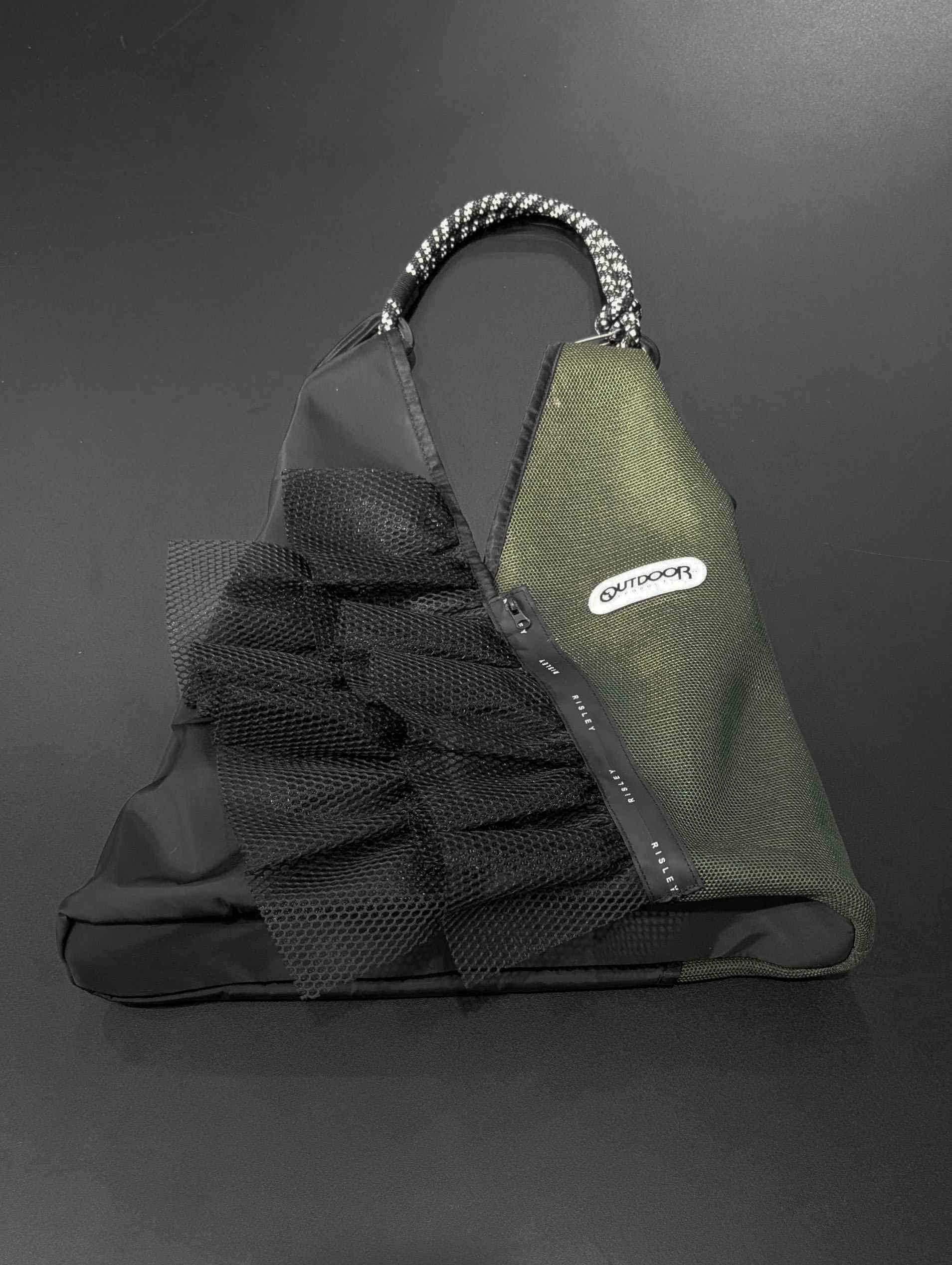 RISLEY（リズレー）｜×OUTDOOR Triangle mesh bag with frills｜R2601