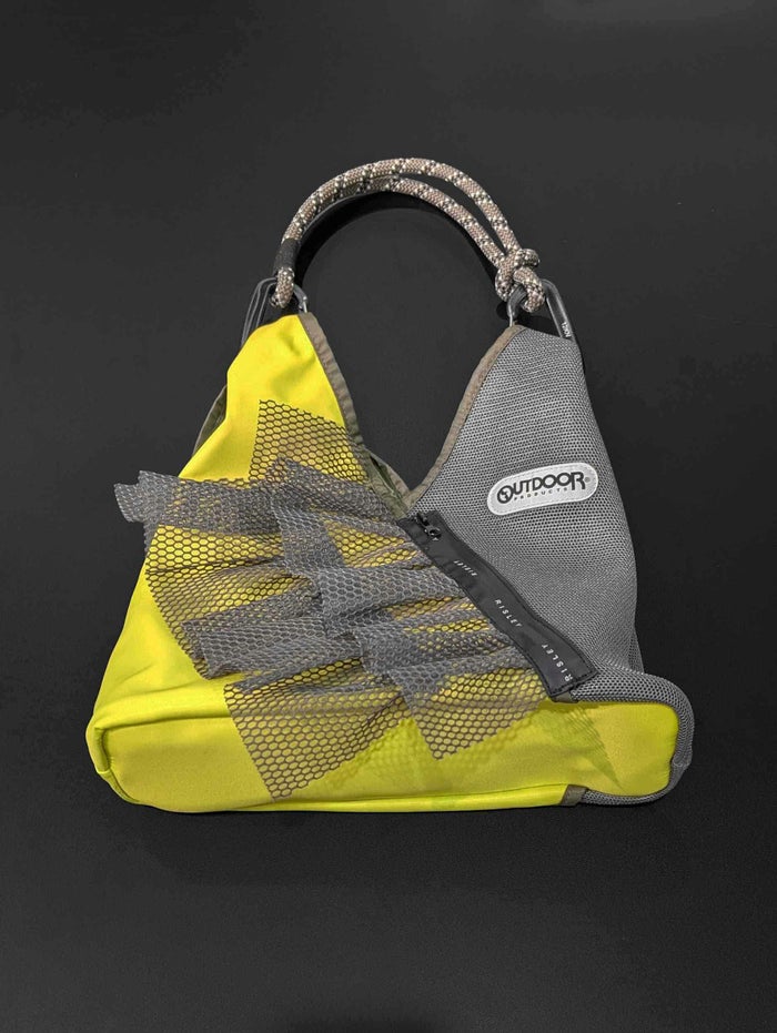 RISLEY(リズレー)|×OUTDOOR Triangle mesh mini bag with frills|R2601-TMM47