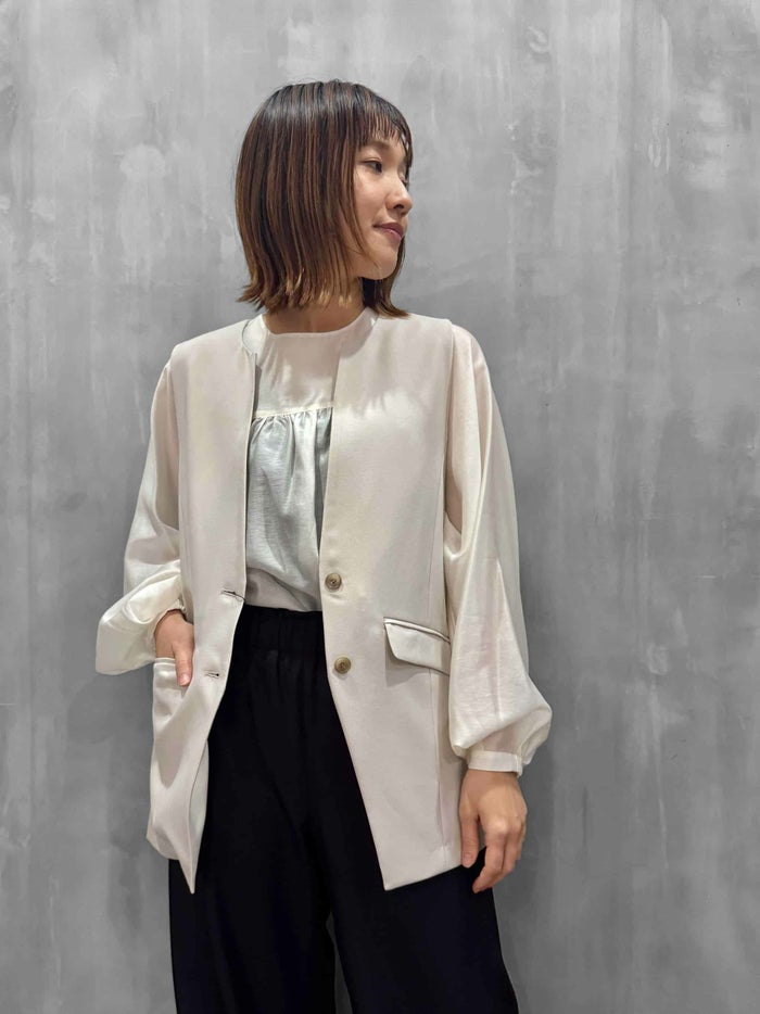 trois(トロワ)|ソフィーツイルストレッチ ジレ|T261-83002