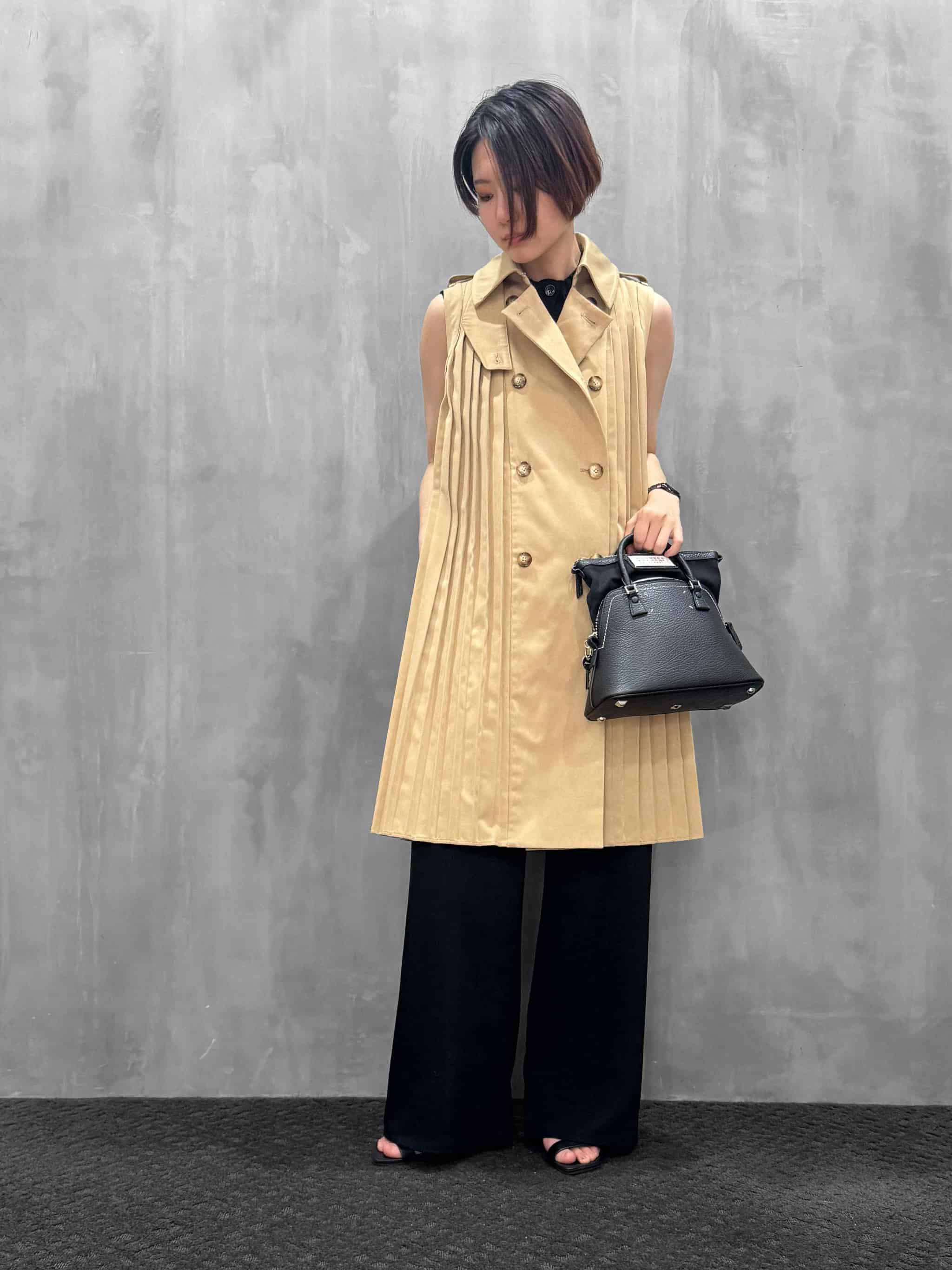 EZUMi（エズミ）｜Pleated Trench Long Gilet｜YESS26CT02 | MFG WEBSTORE