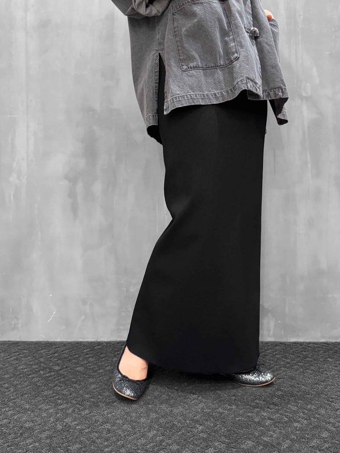 ayane(アヤン)|リブ生地ペンシルスカート|816311