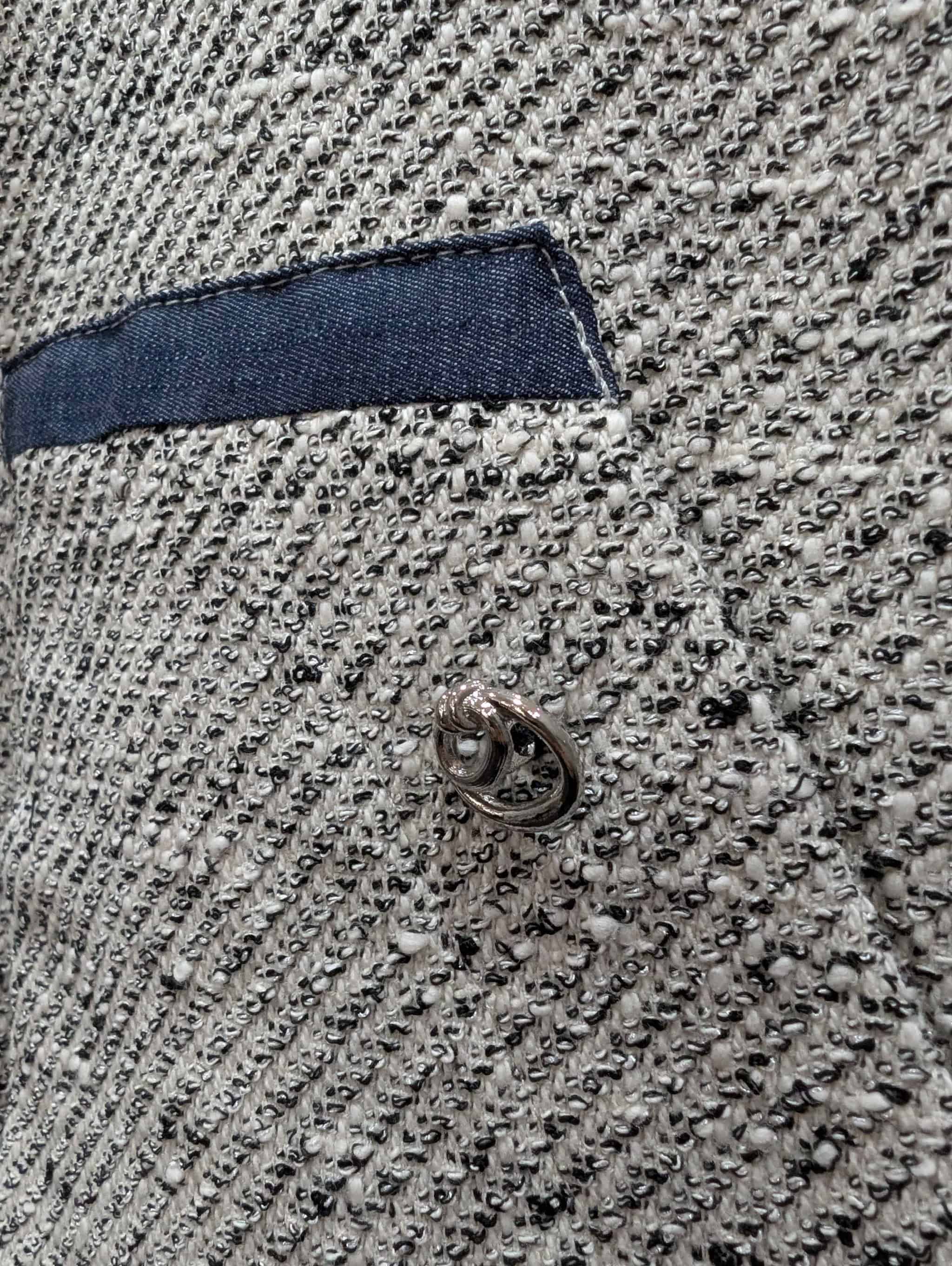 Lallia Mu（ラリア・ムー）｜ノーカラーツイードジャケット｜2611244