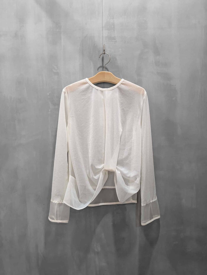 Lallia Mu(ラリア・ムー)|ドレープヘムシアートップス|2611595