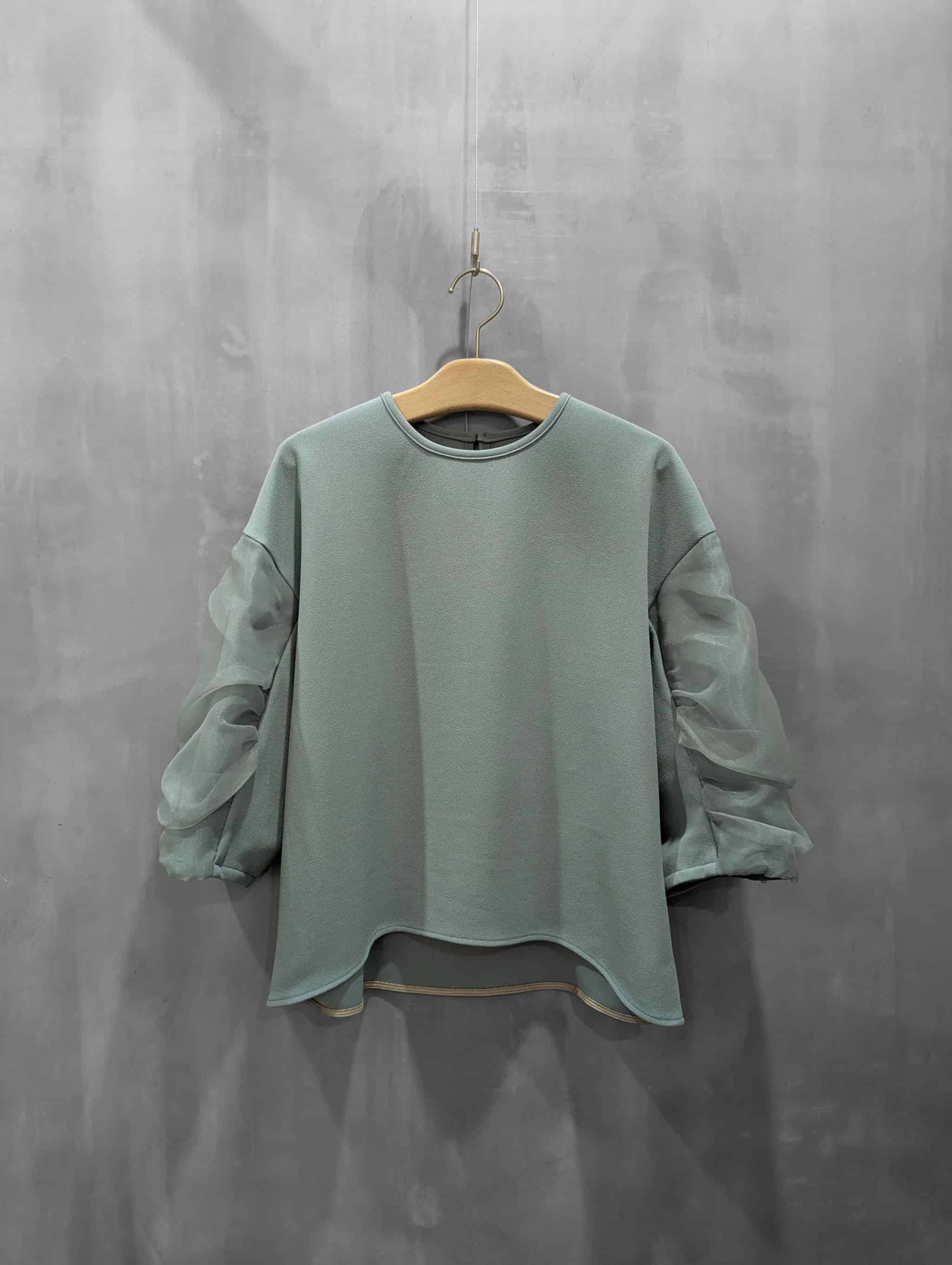 Lallia Mu（ラリア・ムー）｜シアースリーブジャージープルオーバー