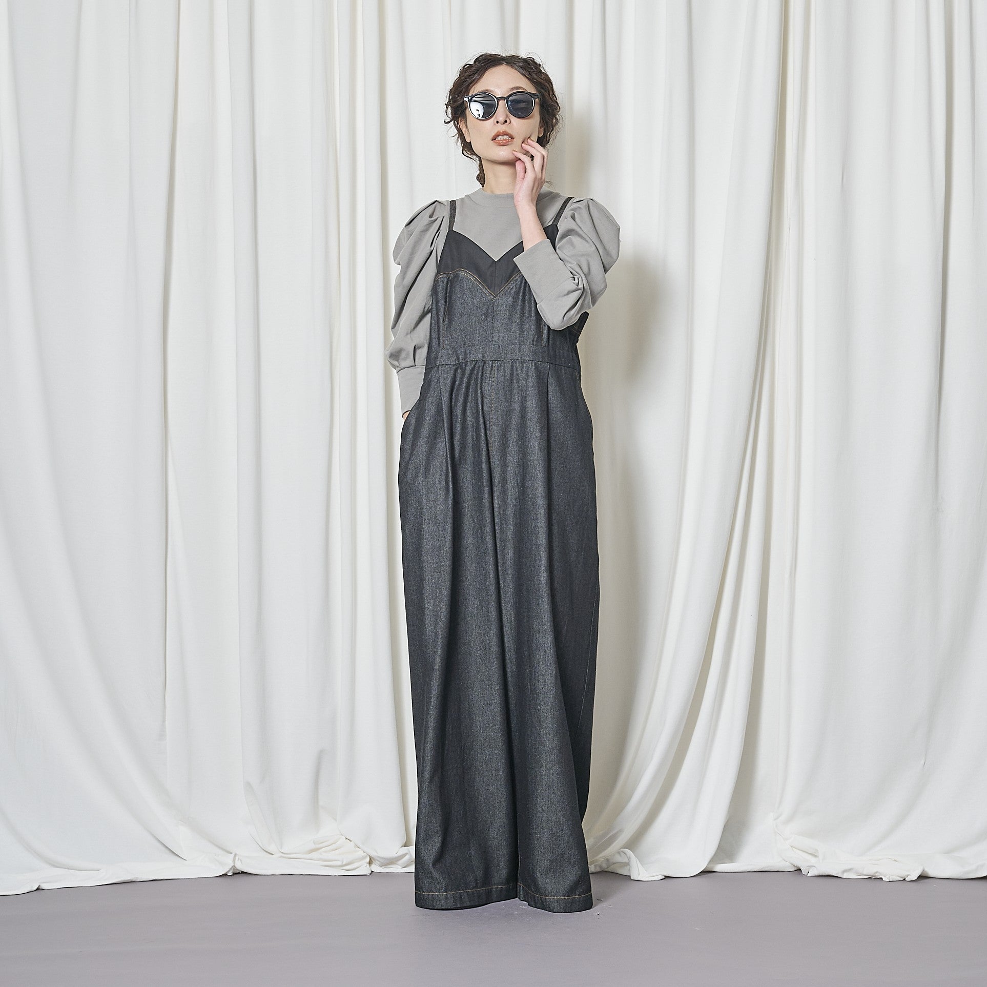 THOMAS MAGPIE（トーマスマグパイ）｜Light Denim Overalls｜2261303