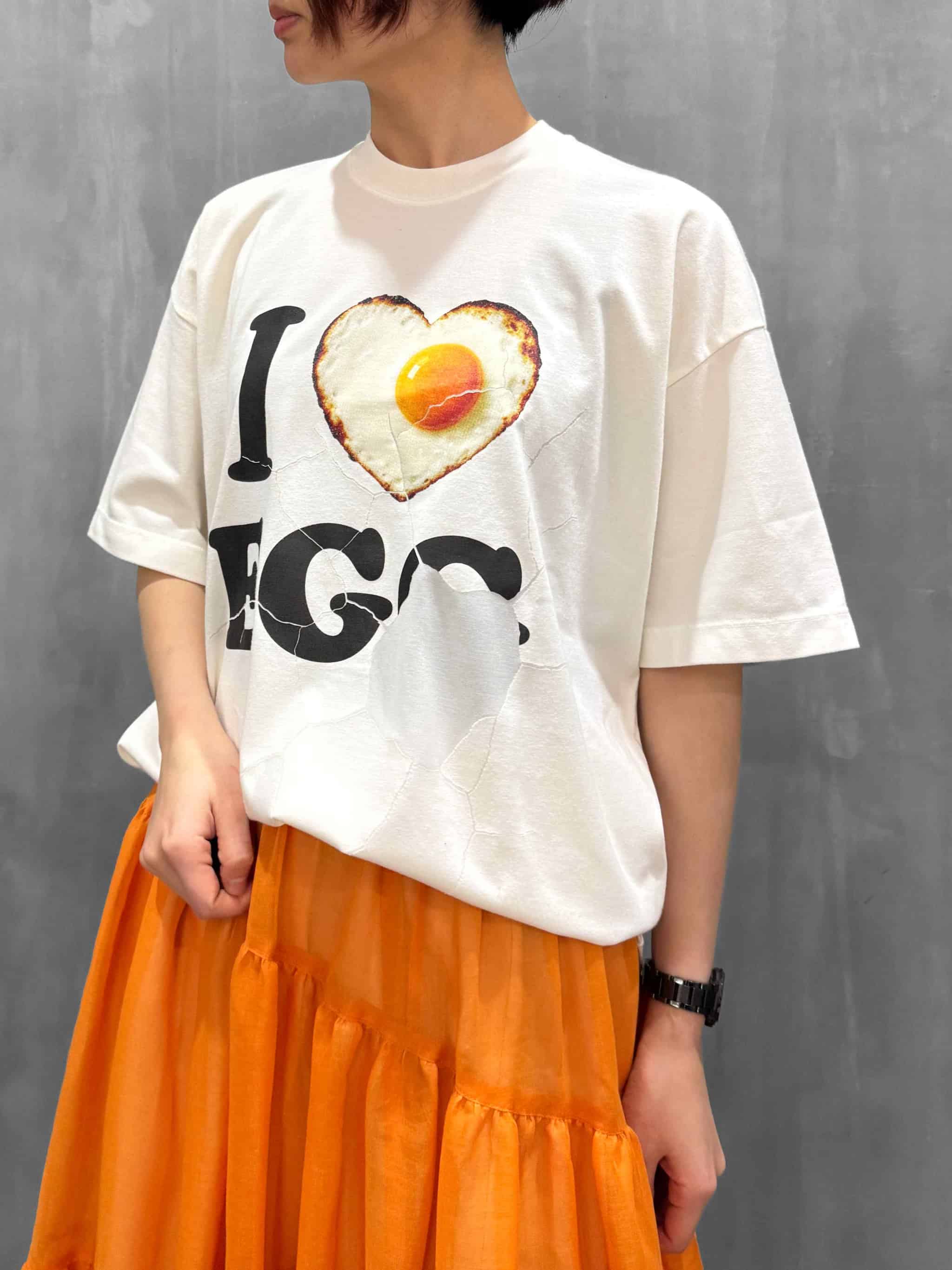 doublet（ダブレット）｜I LOVE EGG T-SHIRT｜26SS33CS428 | MFG WEBSTORE