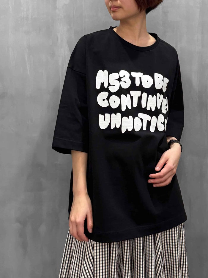 M53.(エムゴーサン)|TUCK T-SHIRT PRINT|MC-001U