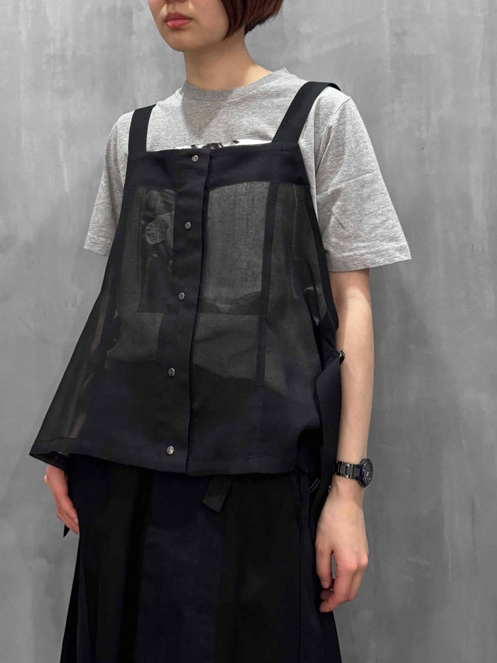 SIWALY fluid(シワリーフルイド)|Sheer Bustier Vest|526112