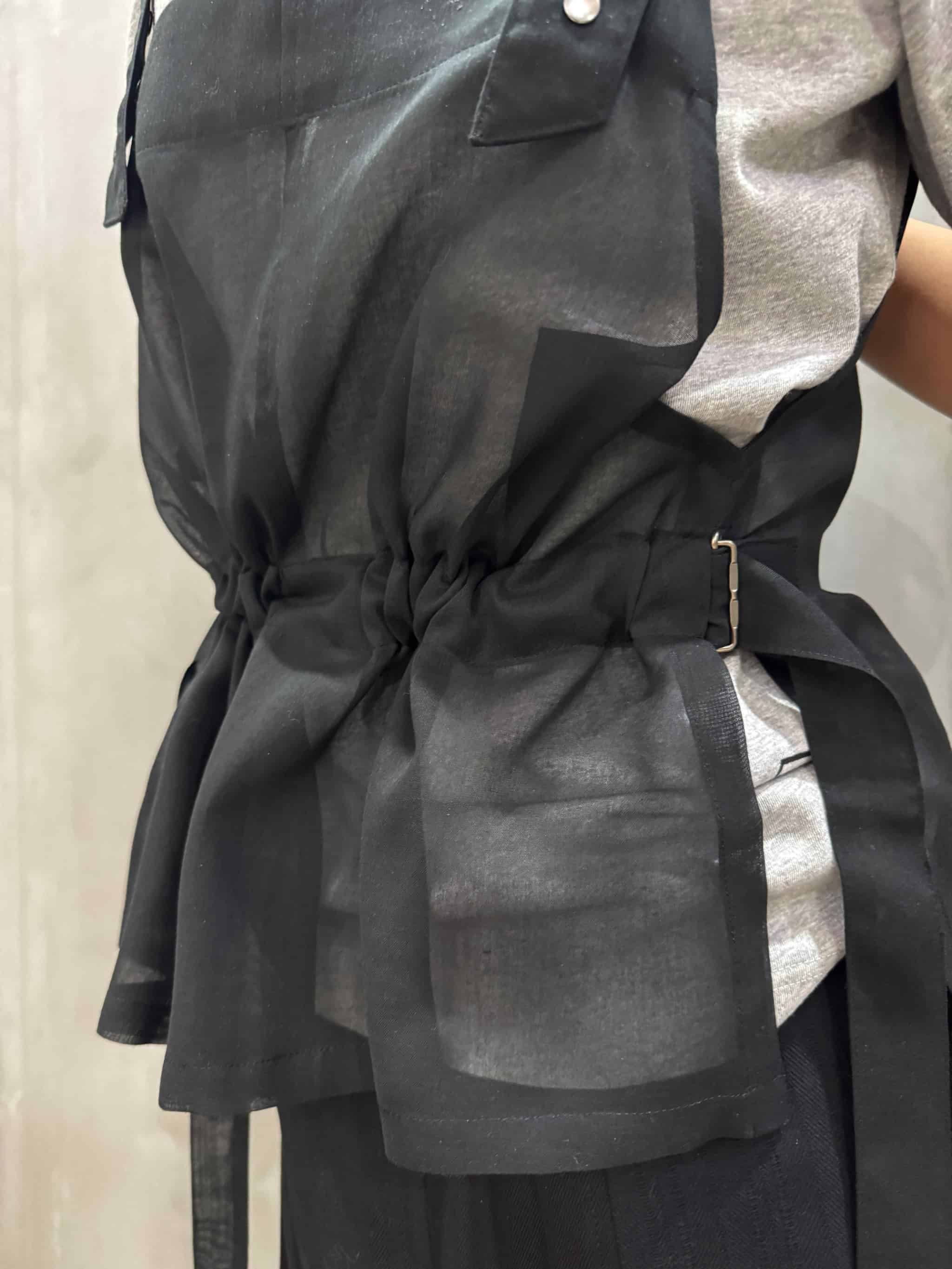 SIWALY fluid（シワリーフルイド）｜Sheer Bustier Vest｜526112 | MFG