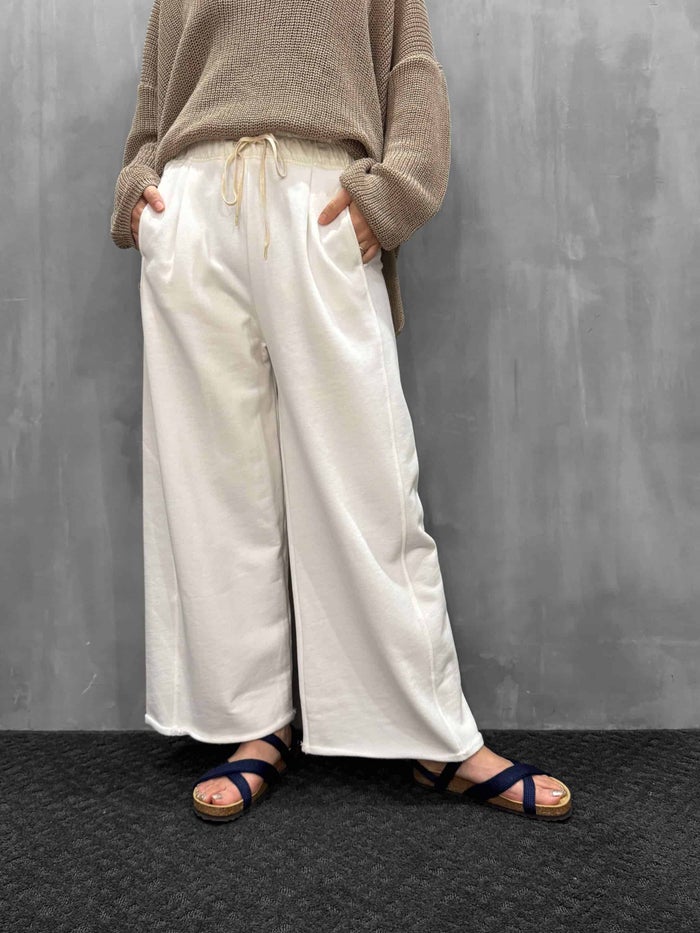 trois(トロワ)|裏毛カーブパンツ|T261-87054